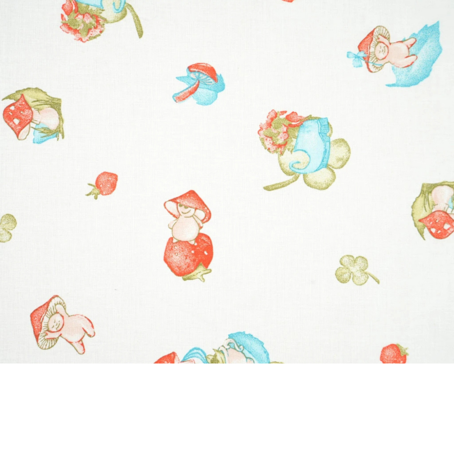 Tissu coton Motif champignons