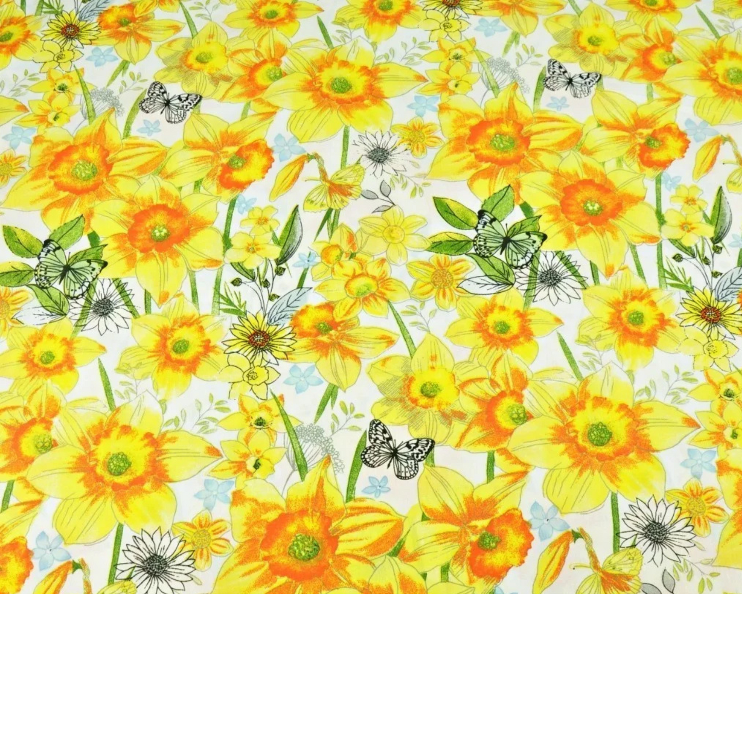 Tissu coton Motif fleurs