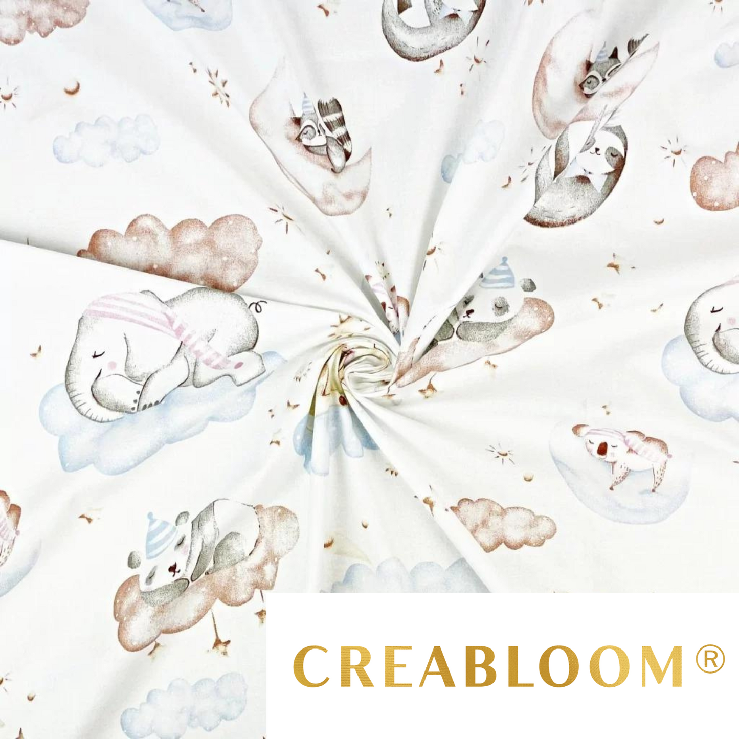 Tissu Coton Motif Animaux