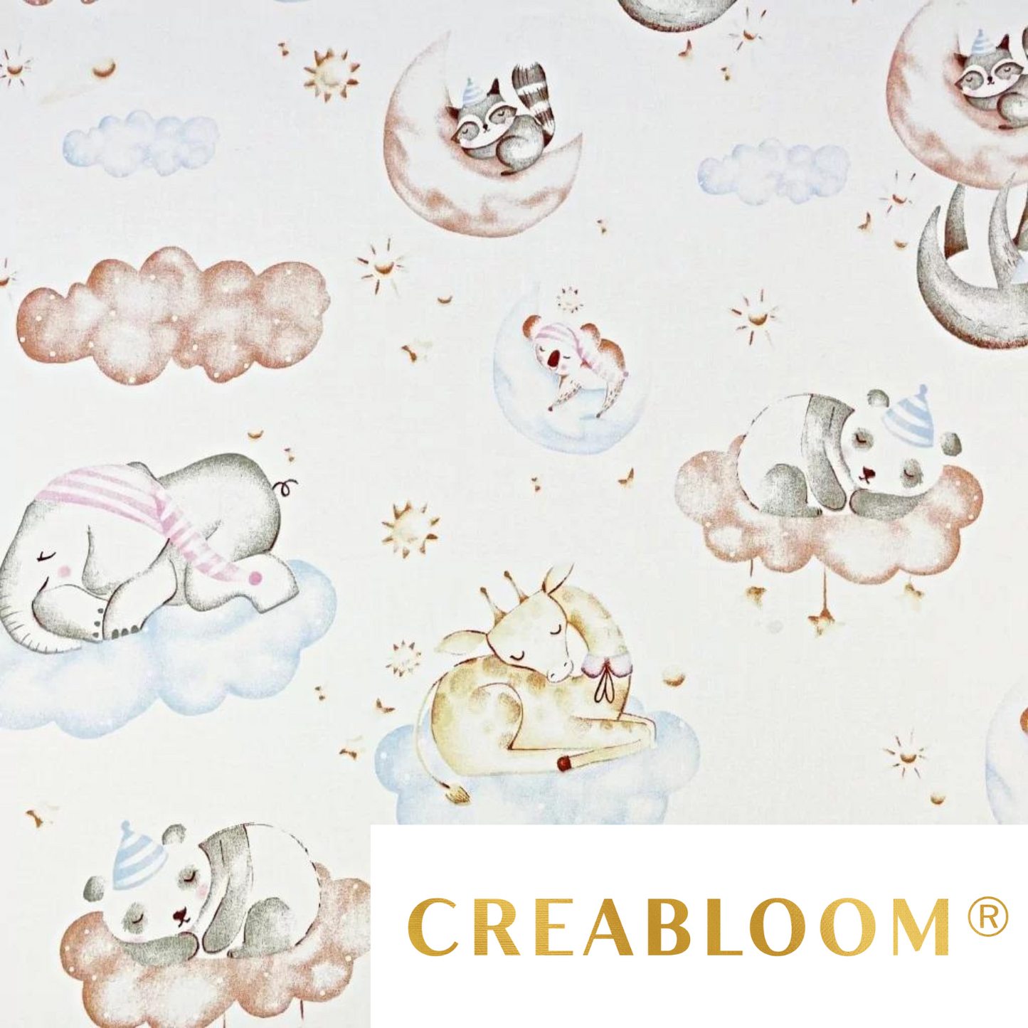 Tissu Coton Motif Animaux