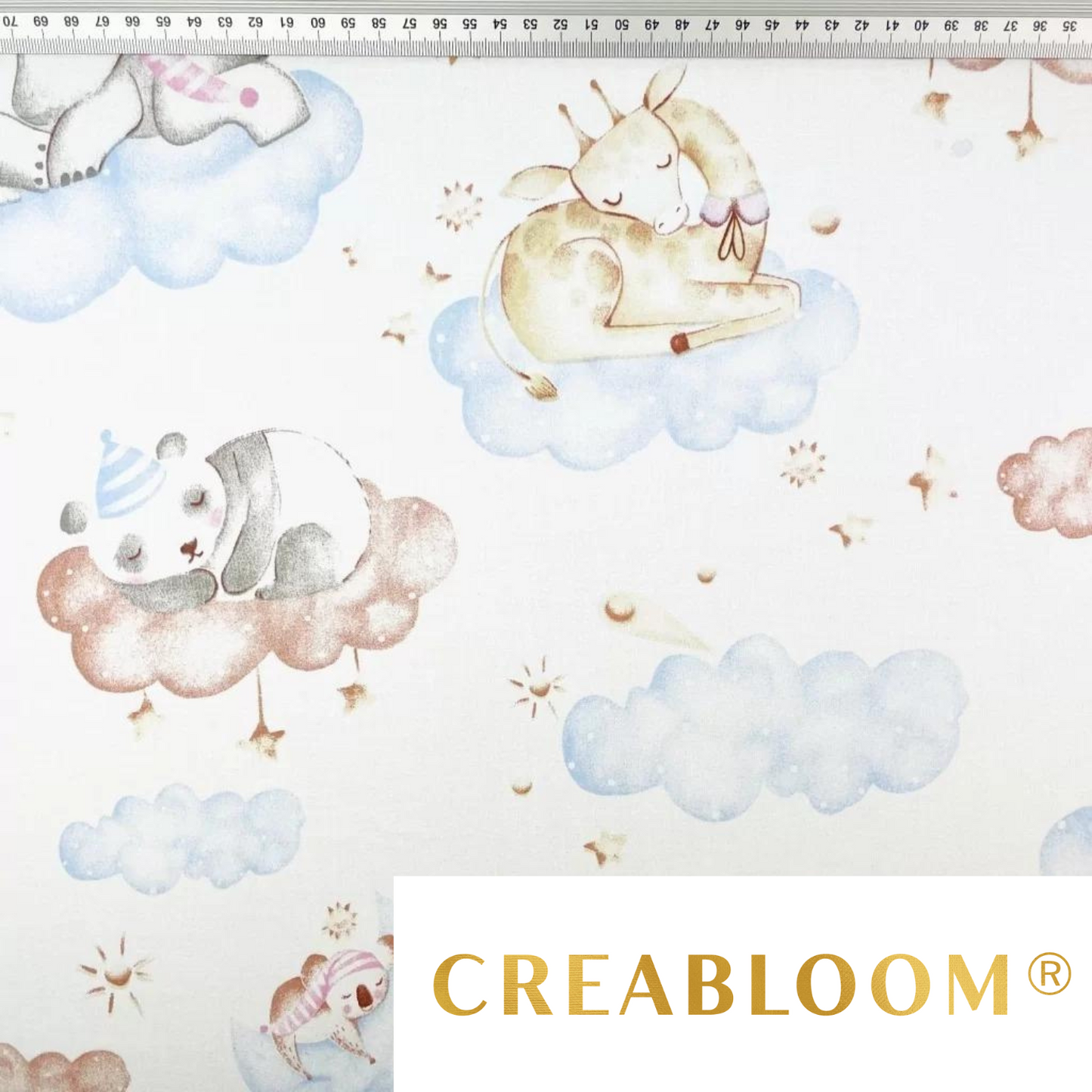 Tissu Coton Motif Animaux