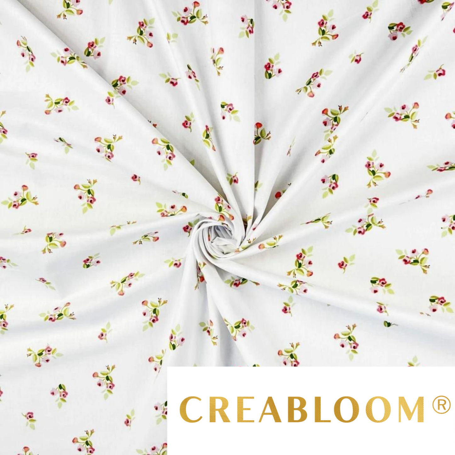Tissu Coton Imprimé Fleurs
