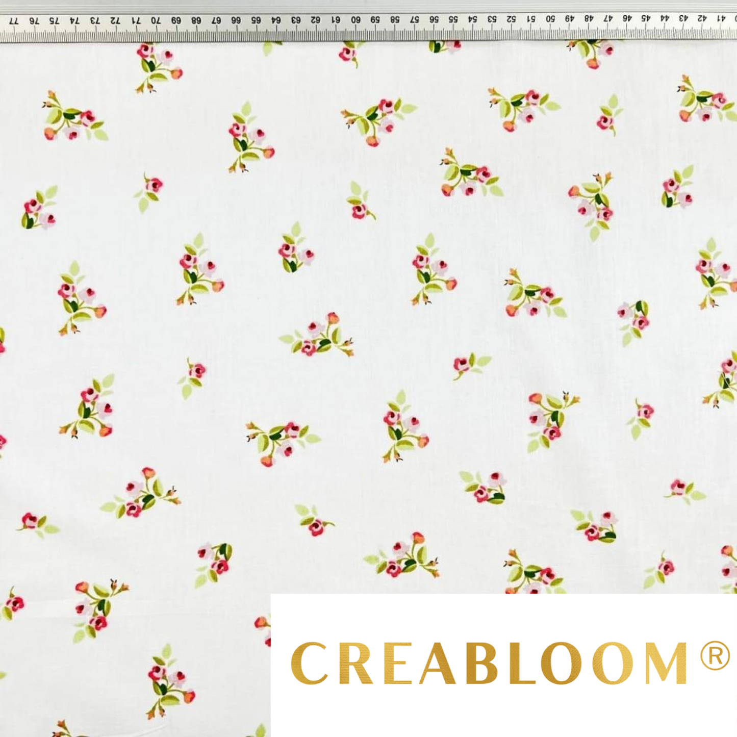 Tissu Coton Imprimé Fleurs