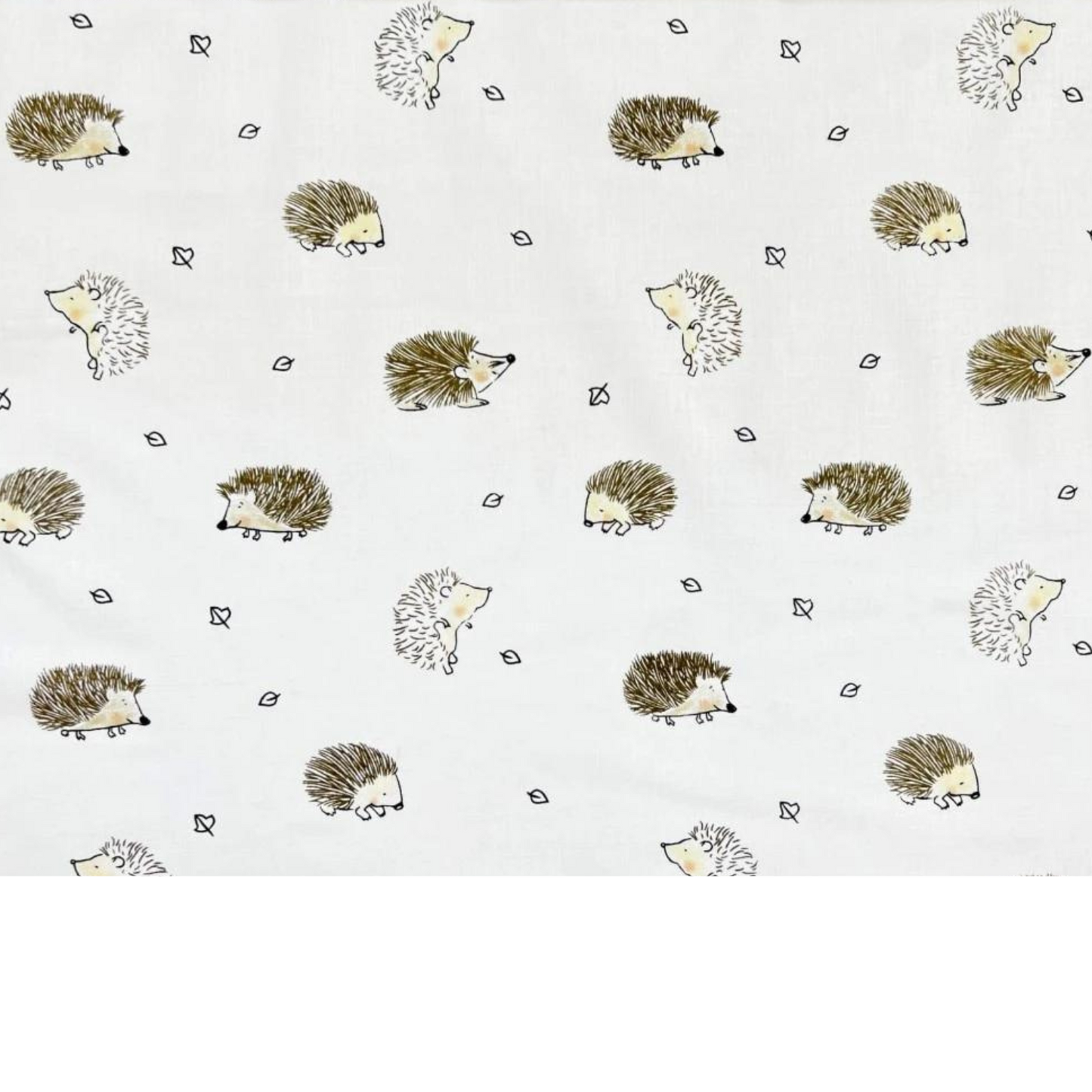 Tissu Coton Motif Hérissons