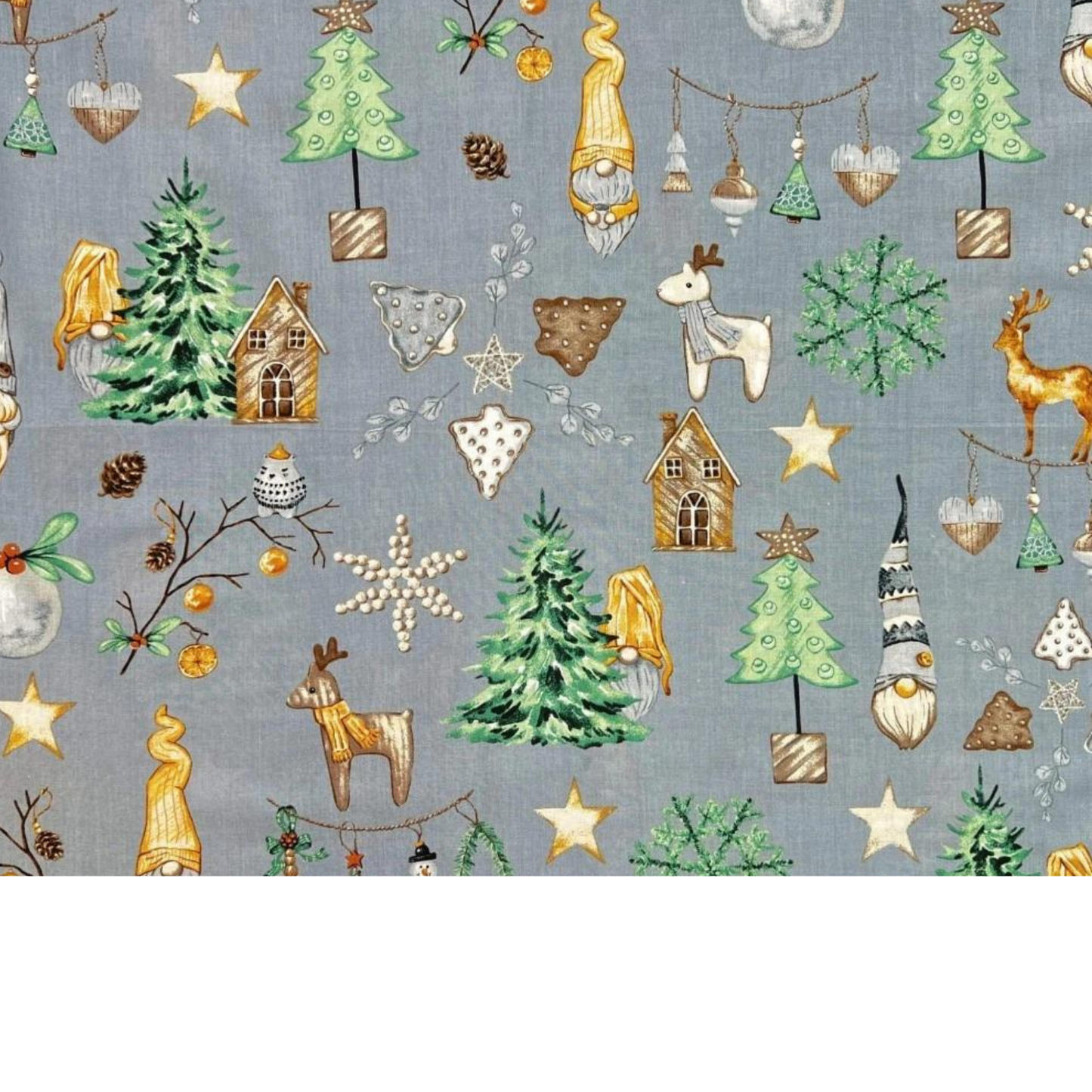 Tissu Coton Motif Noël