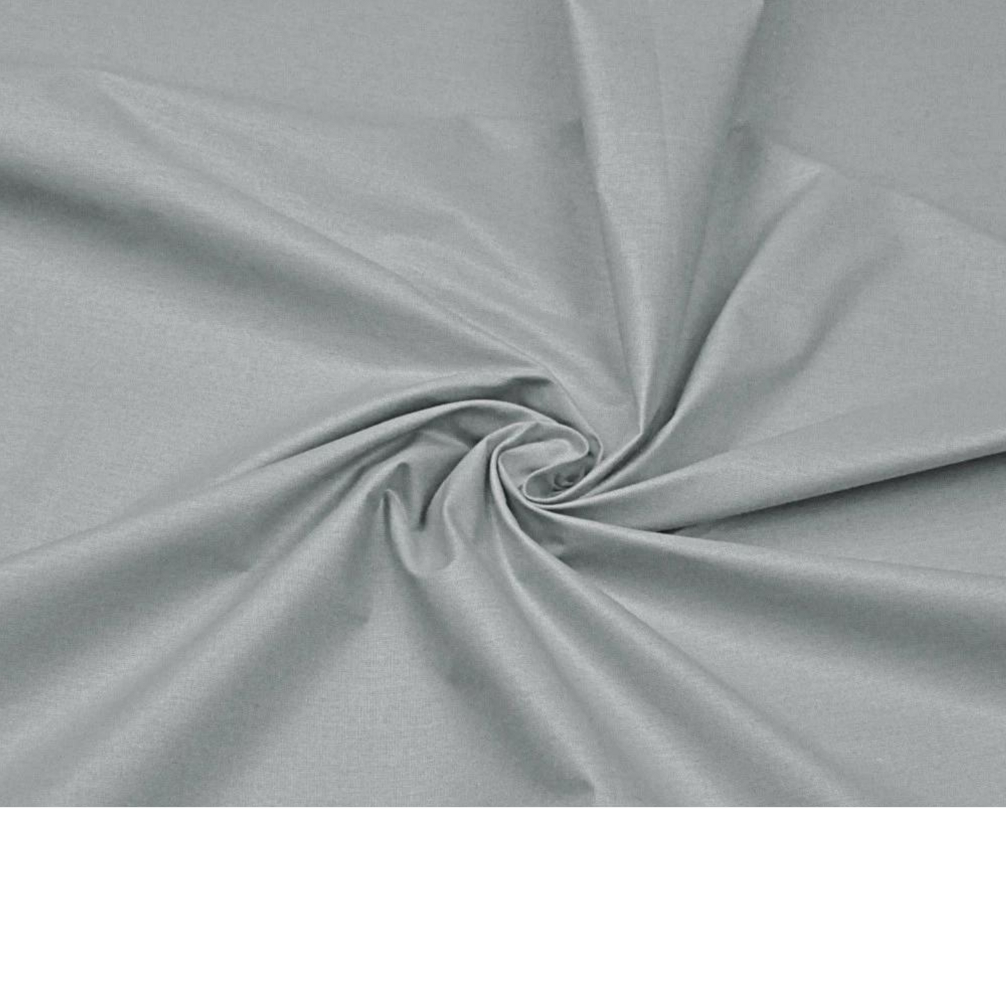 Tissu Coton Uni Gris Mat