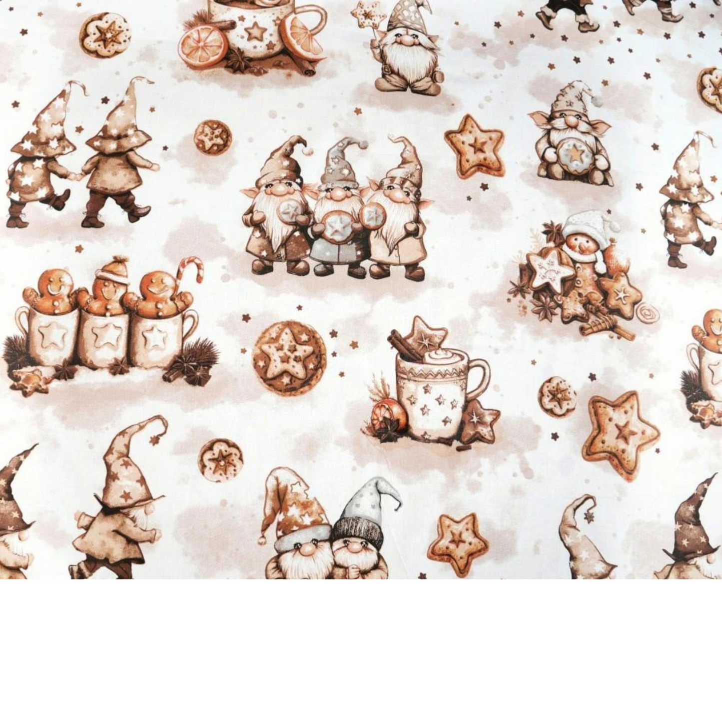 Tissu Coton Motif Noël