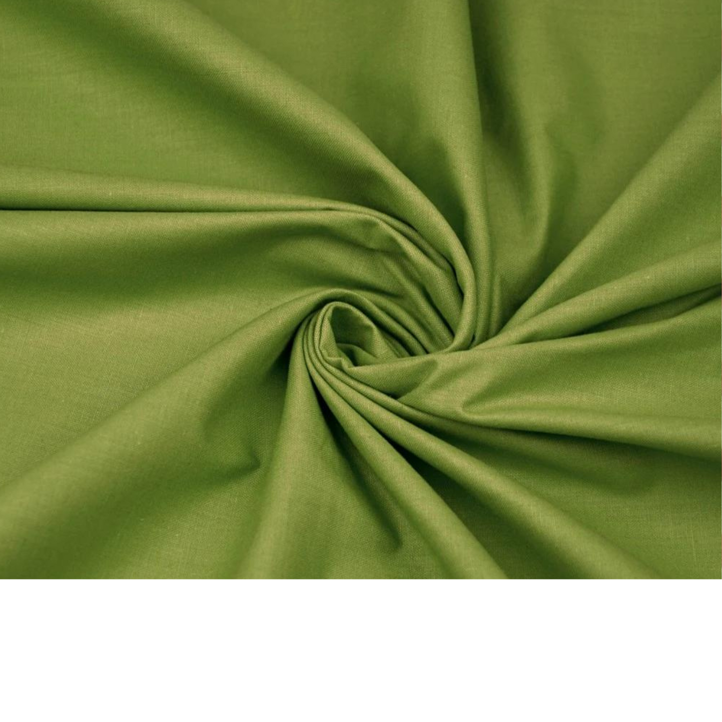Tissu Coton Uni Olive