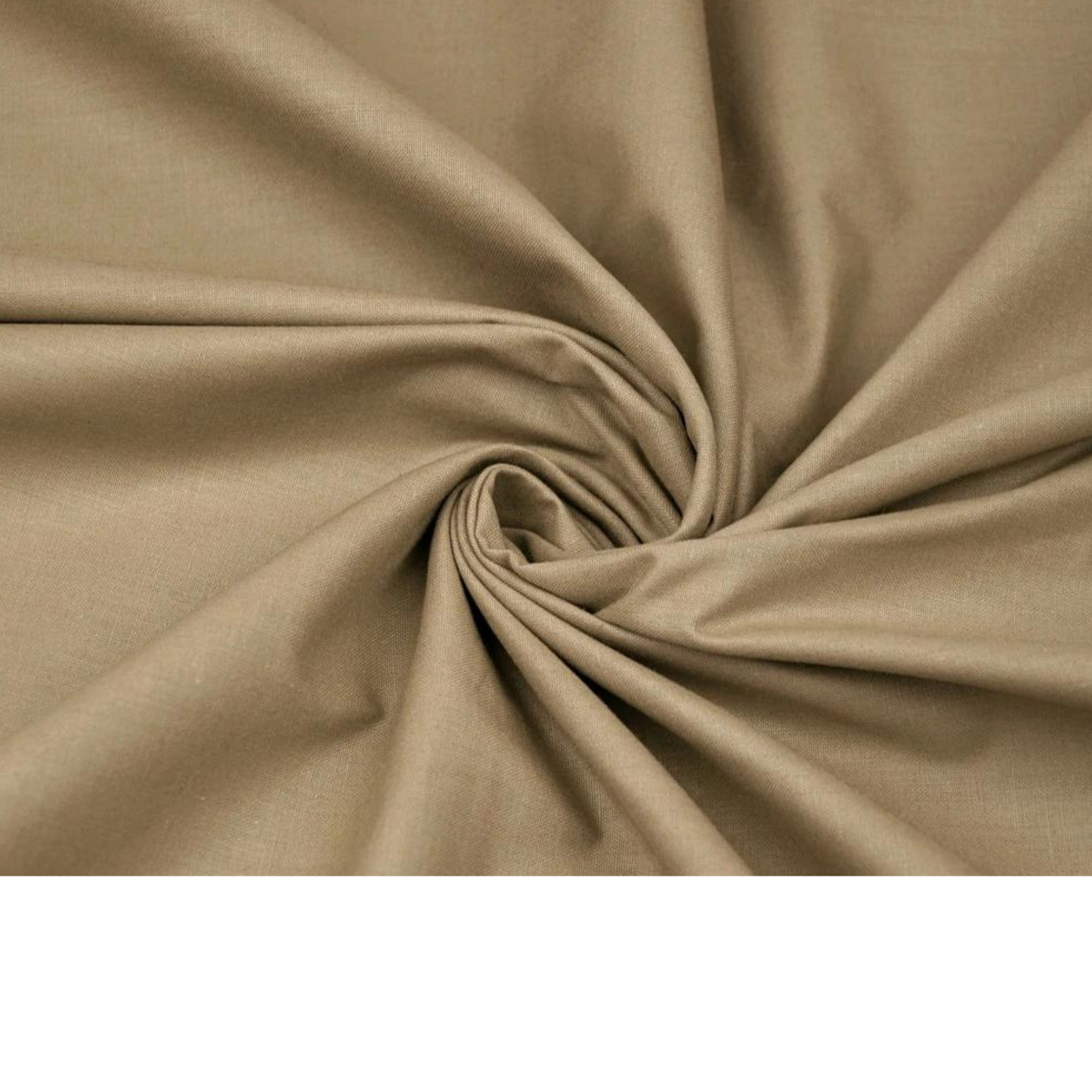 Tissu Coton Uni Café Au Lait