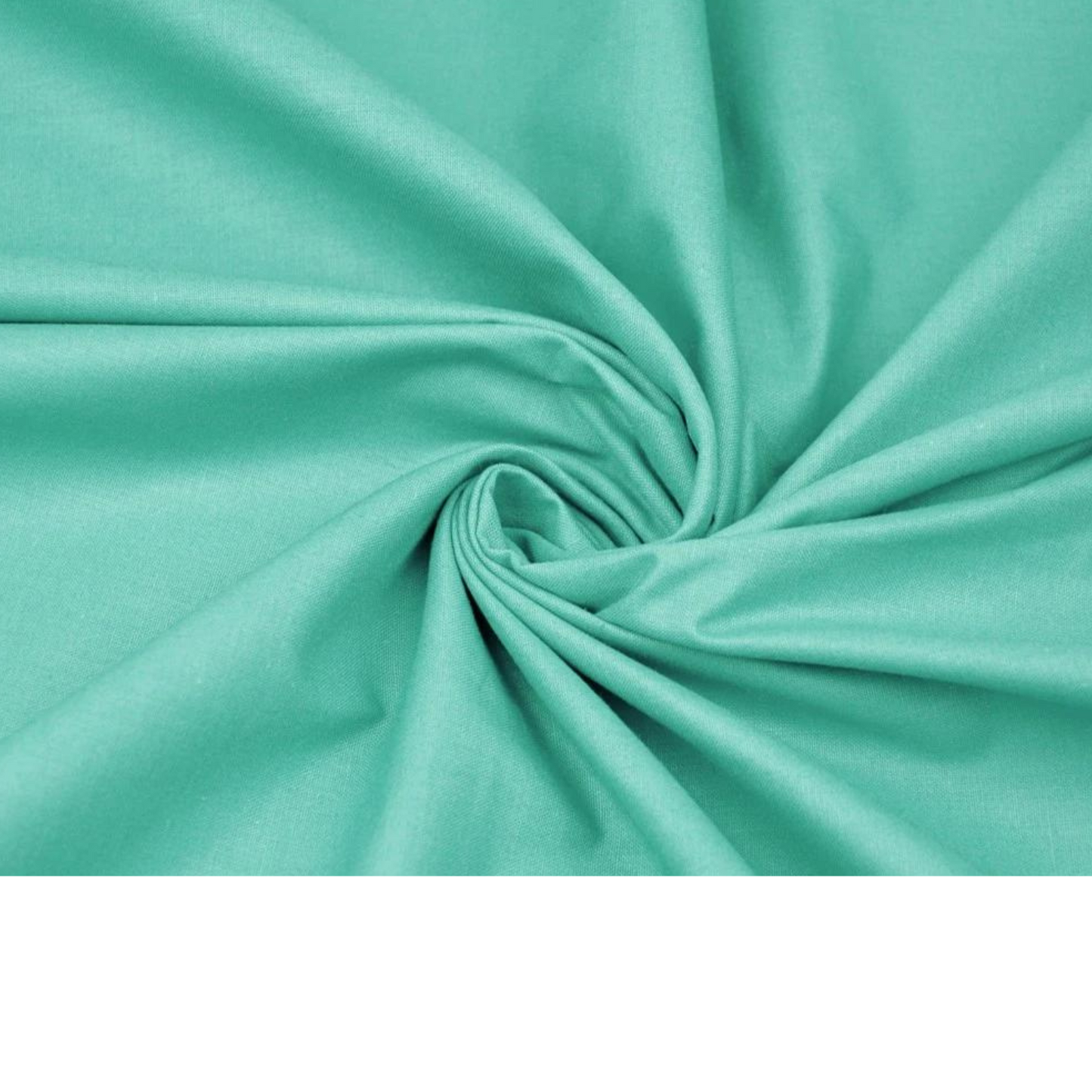 Tissu Coton Uni Menthe Foncé