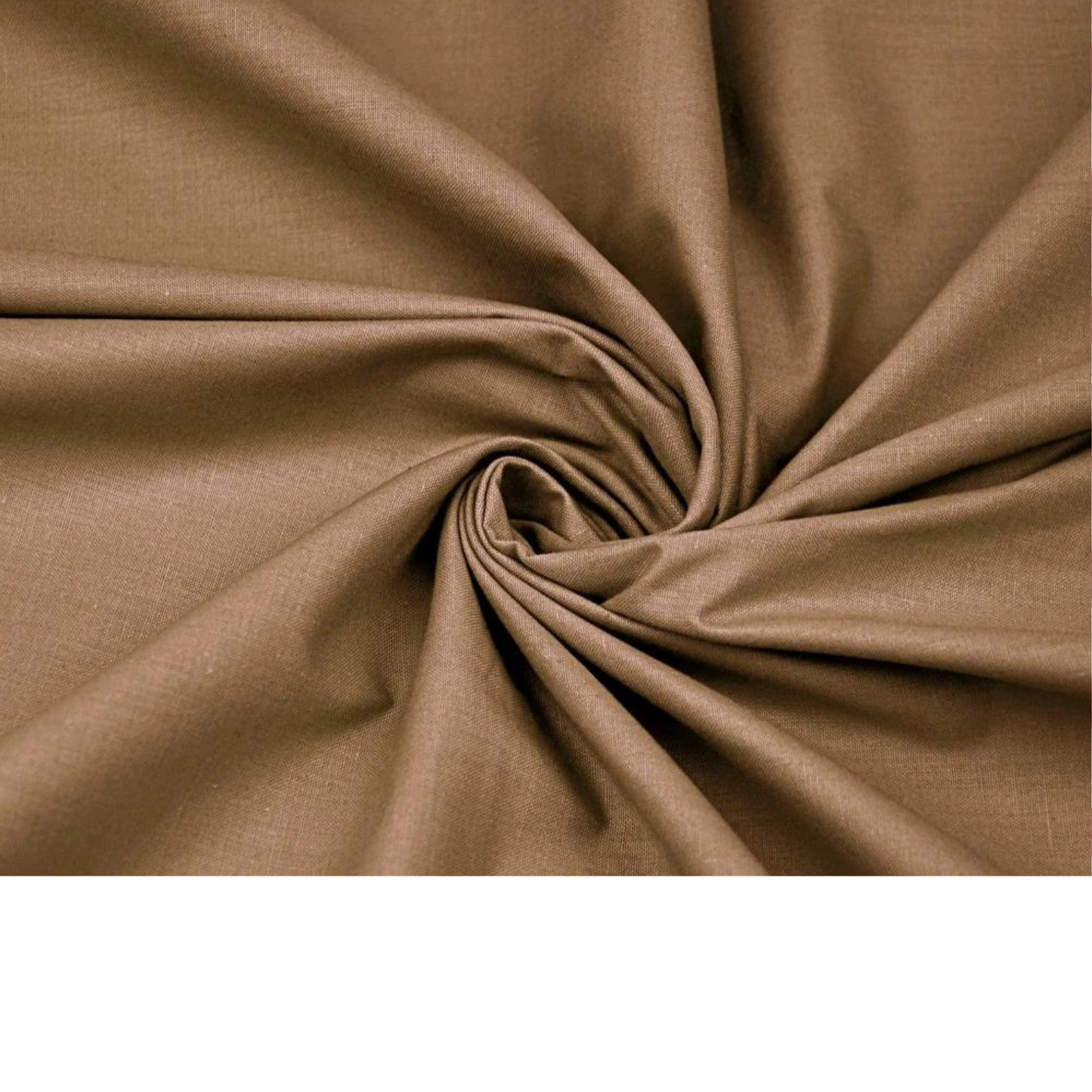 Tissu Coton Uni Choco