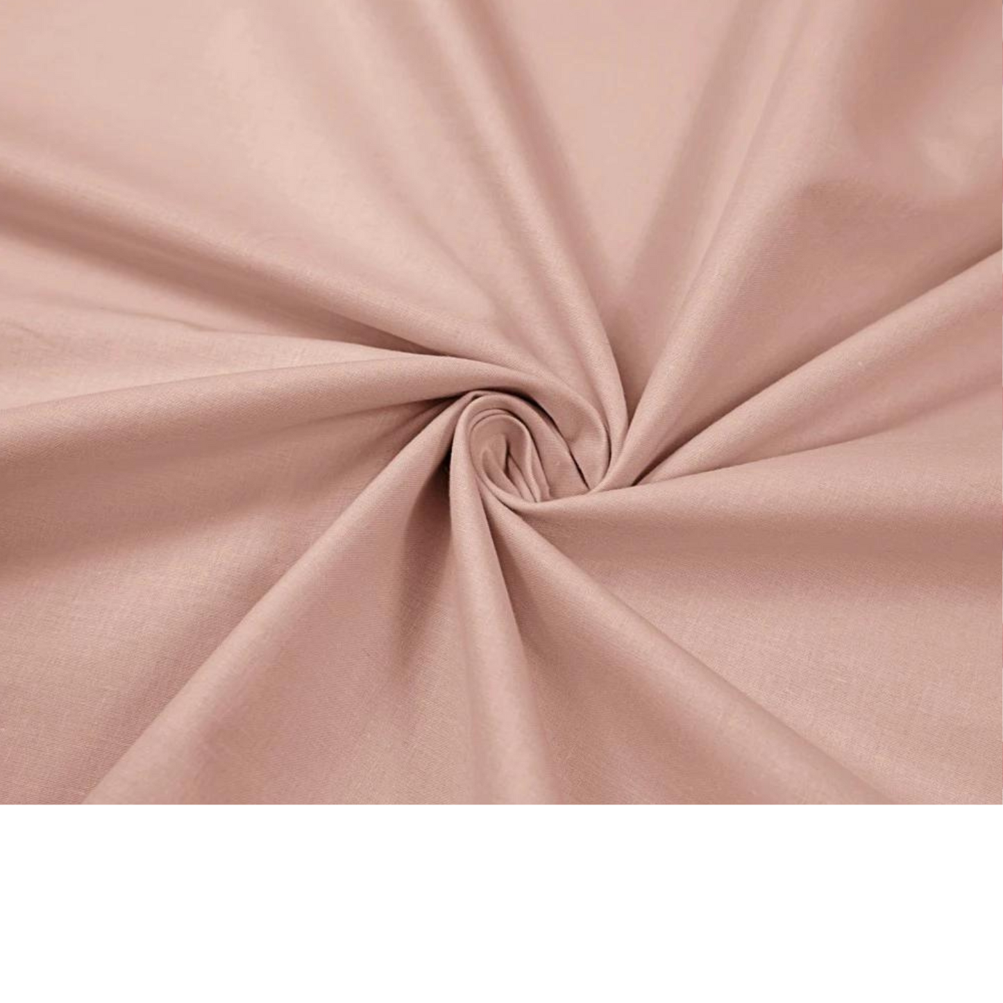 Tissu Coton Uni Vieux Rose