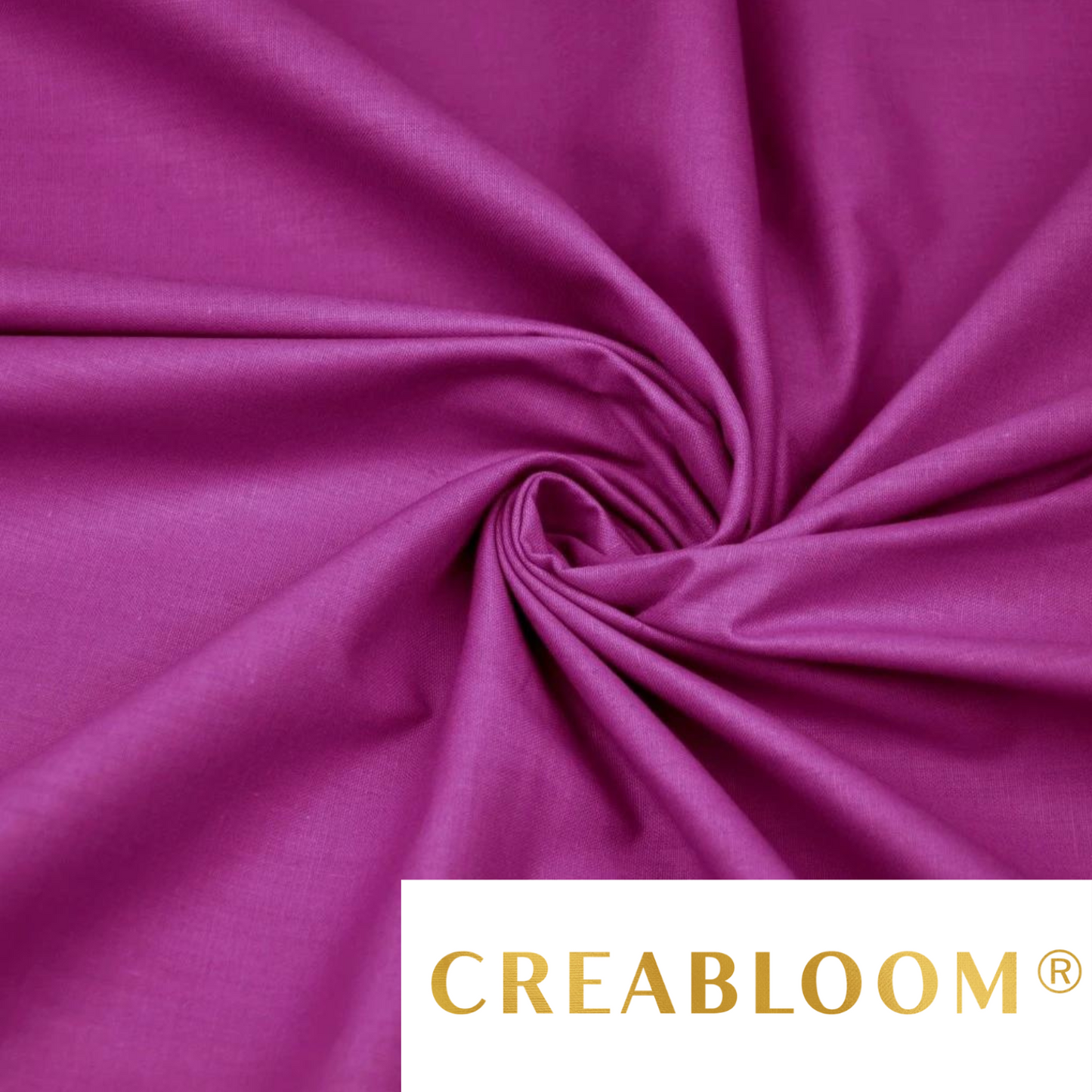 Tissu Coton Uni Fuchsia
