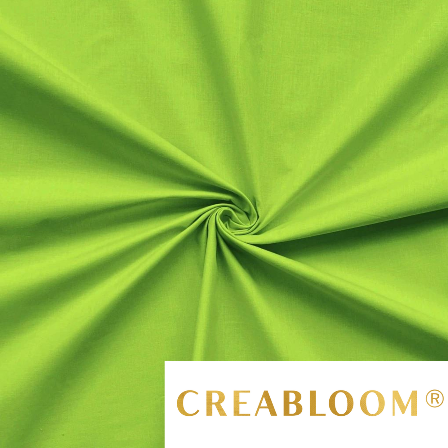 Tissu Coton Uni Vert