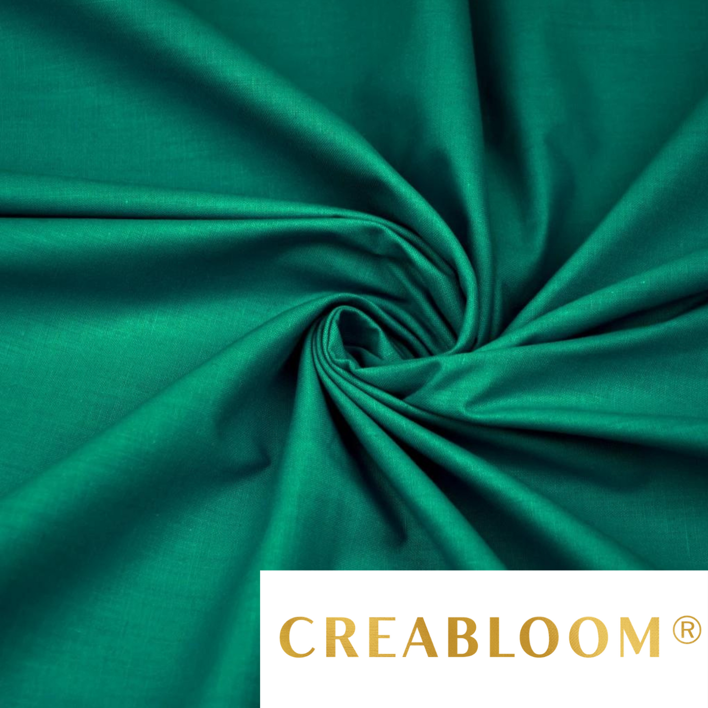 Tissu Coton Uni Vert