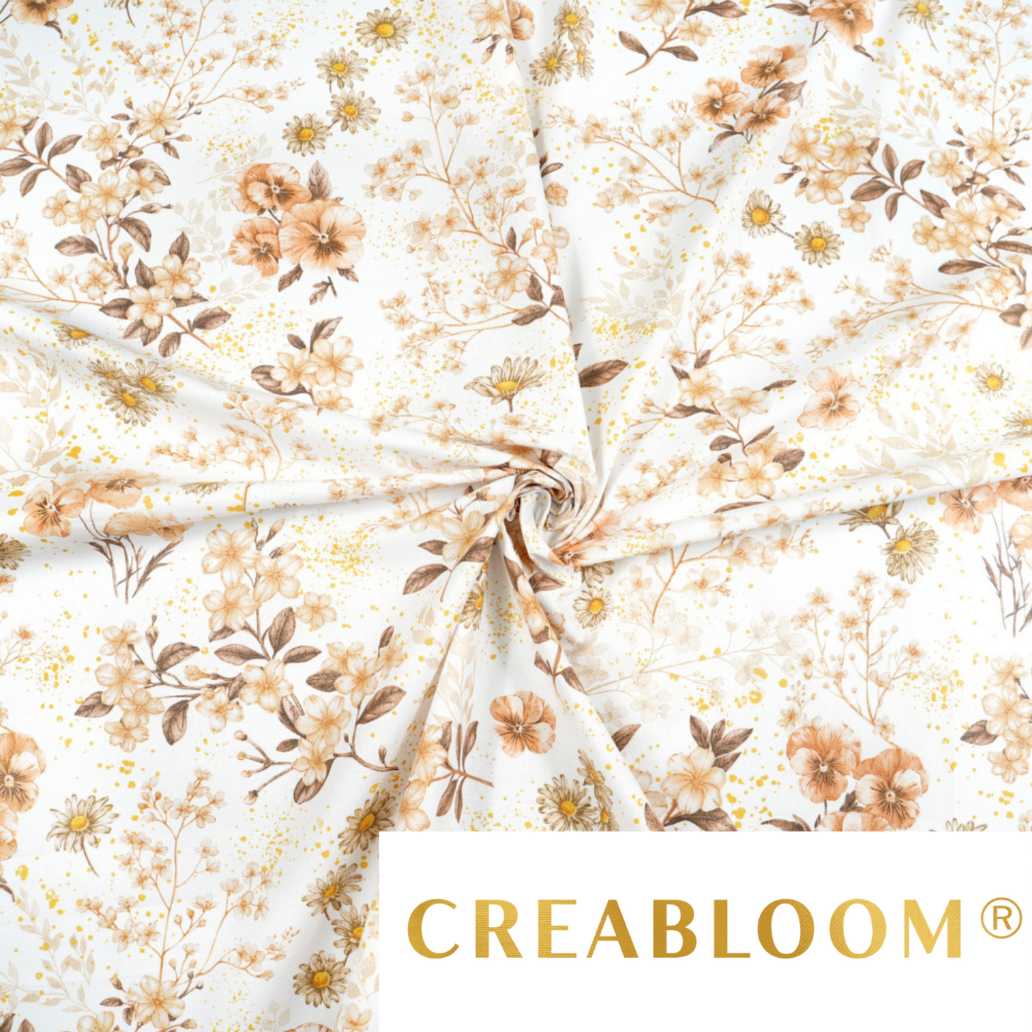 Tissu Coton Imprimé Fleurs