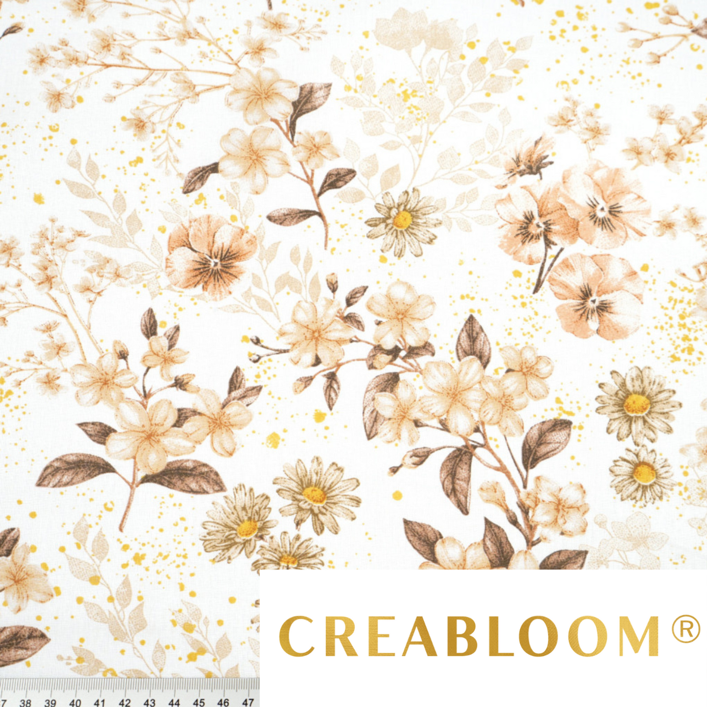 Tissu Coton Imprimé Fleurs