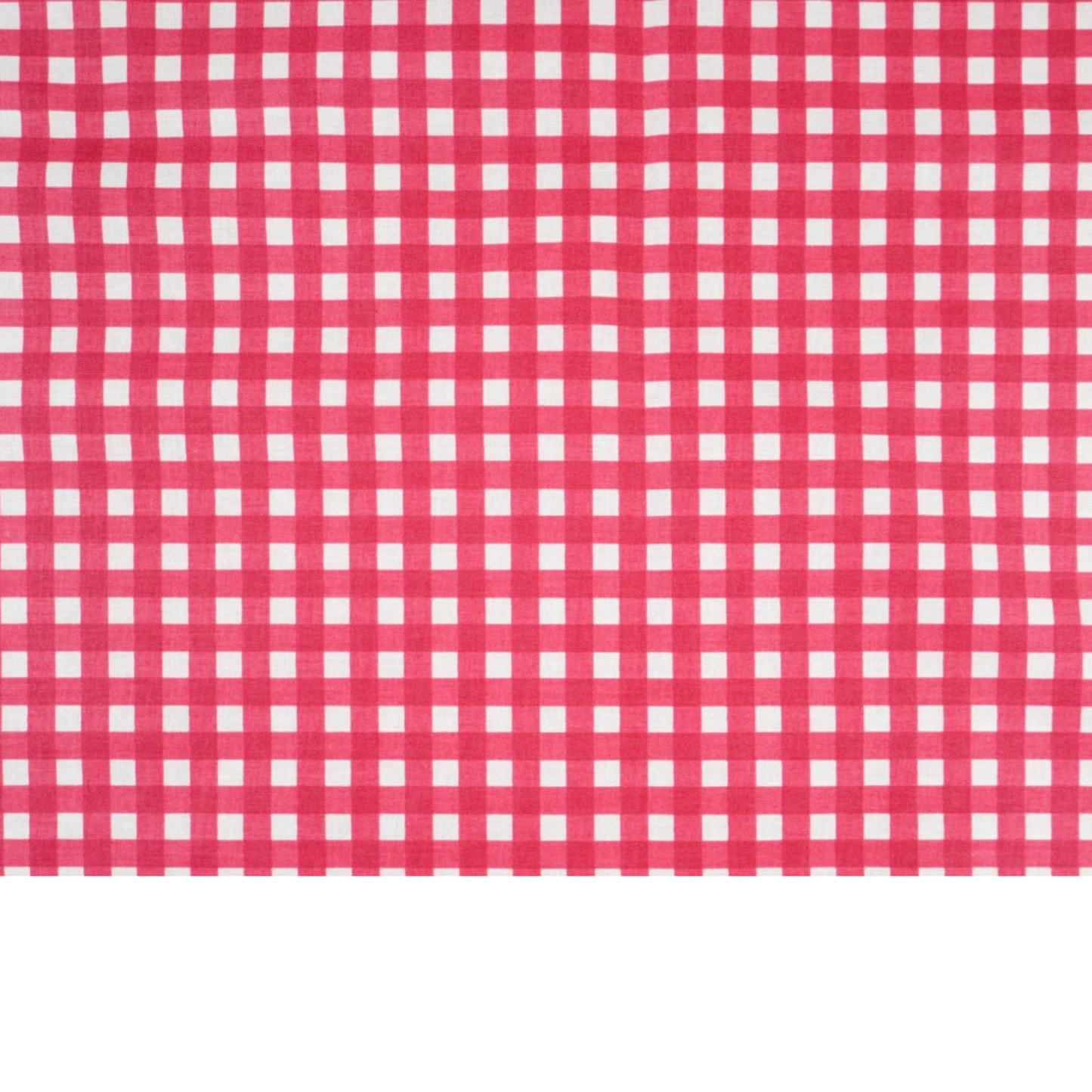 Tissu coton Motif carreaux vichy rouge