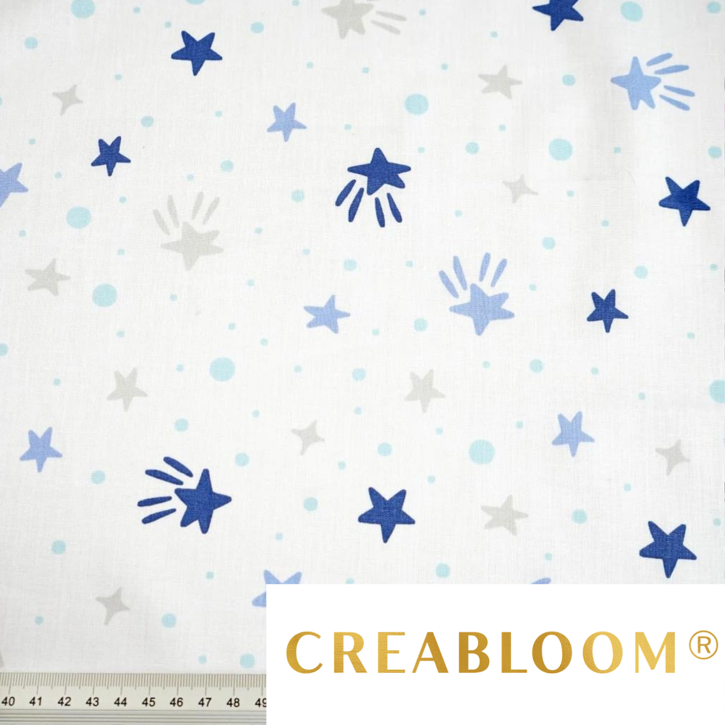 Tissu Coton Motif Étoiles