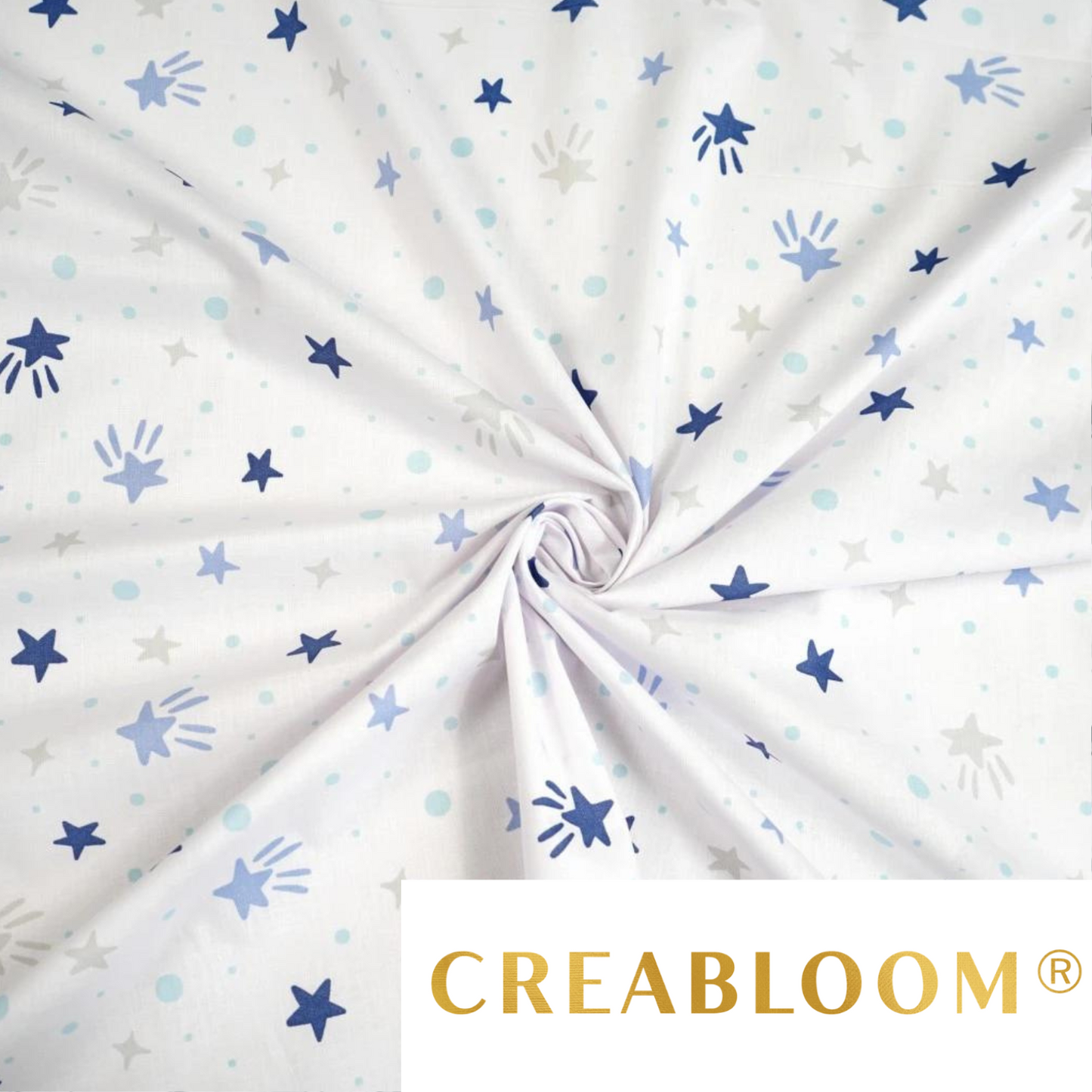 Tissu Coton Motif Étoiles
