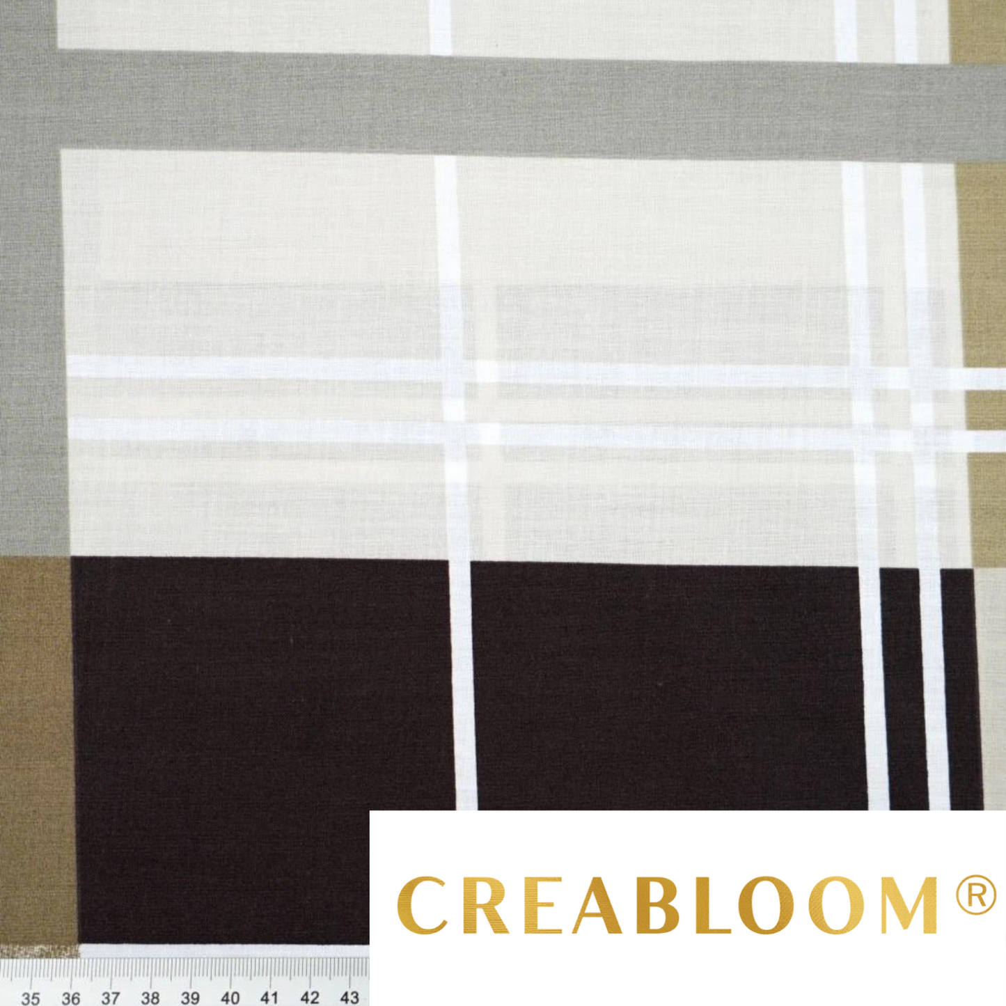 Tissu Coton Motif Carreaux