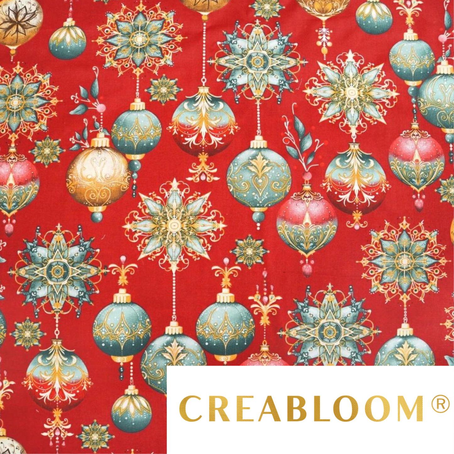 Tissu Coton Motif Noël