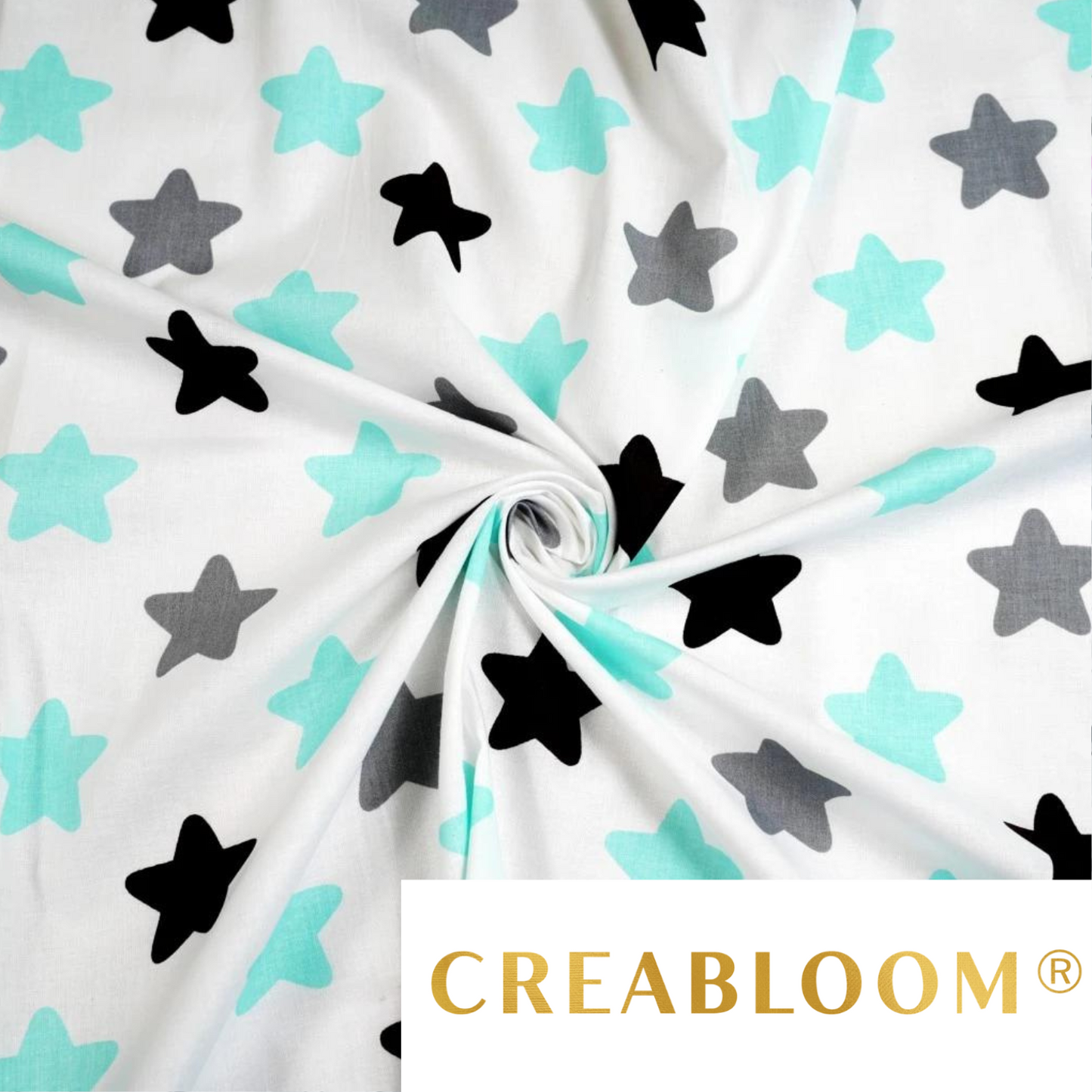Tissu Coton Motif Étoiles