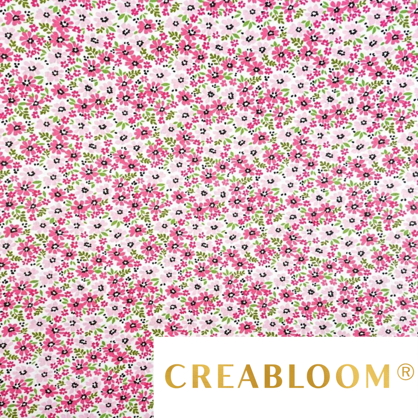 Tissu Coton Imprimé Fleurs