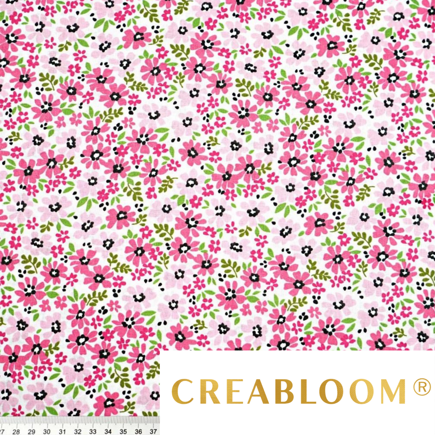 Tissu Coton Imprimé Fleurs