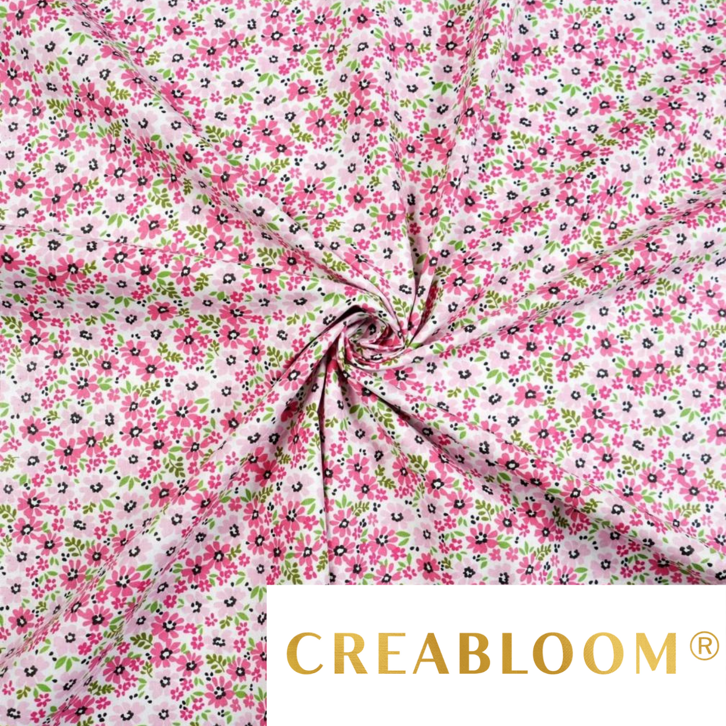 Tissu Coton Imprimé Fleurs