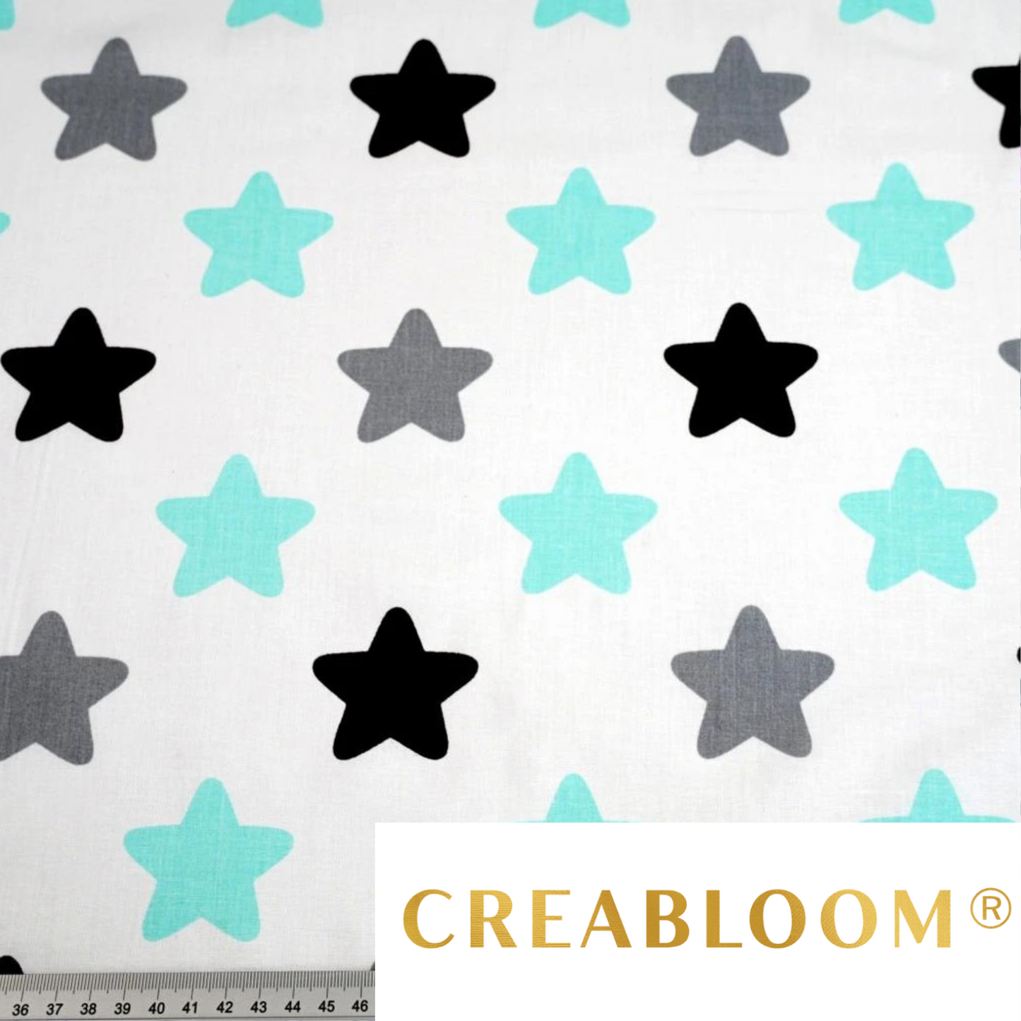 Tissu Coton Motif Étoiles