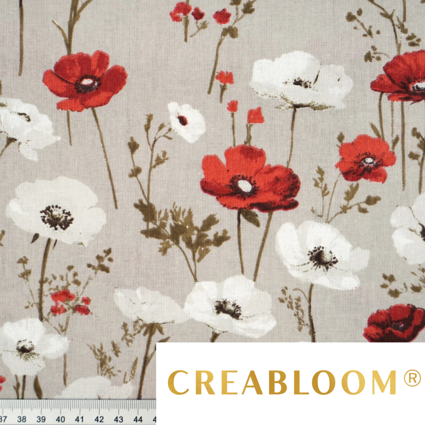 Tissu coton imprimé fleurs