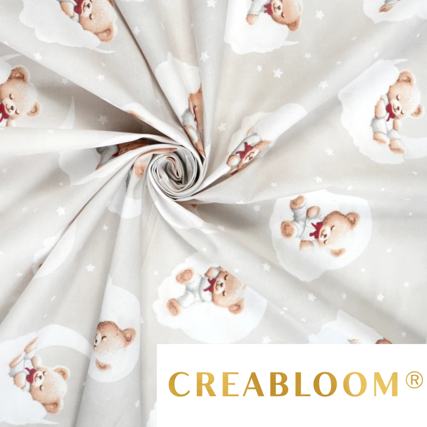 Tissu coton Motif oursons