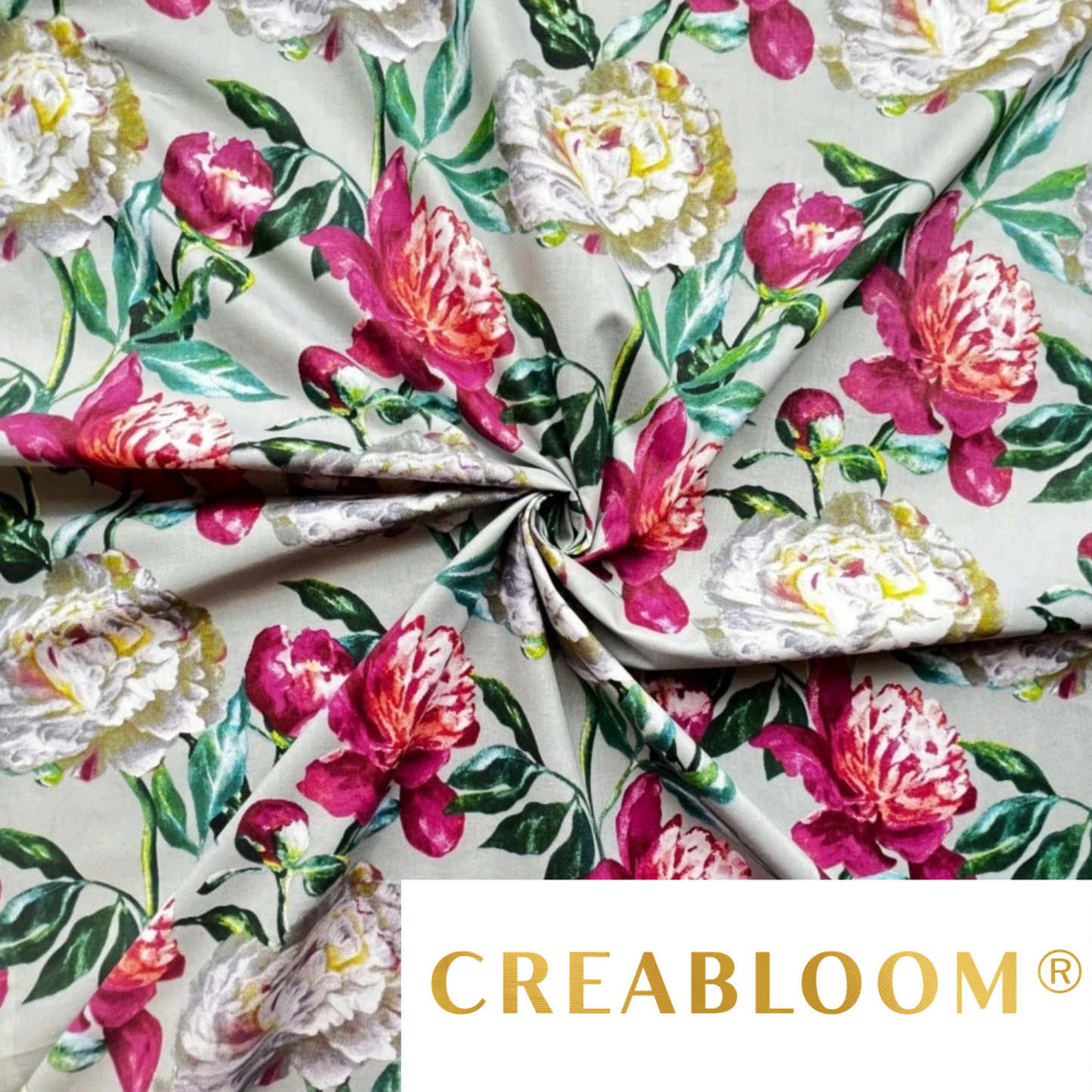 Tissu coton Motif fleurs