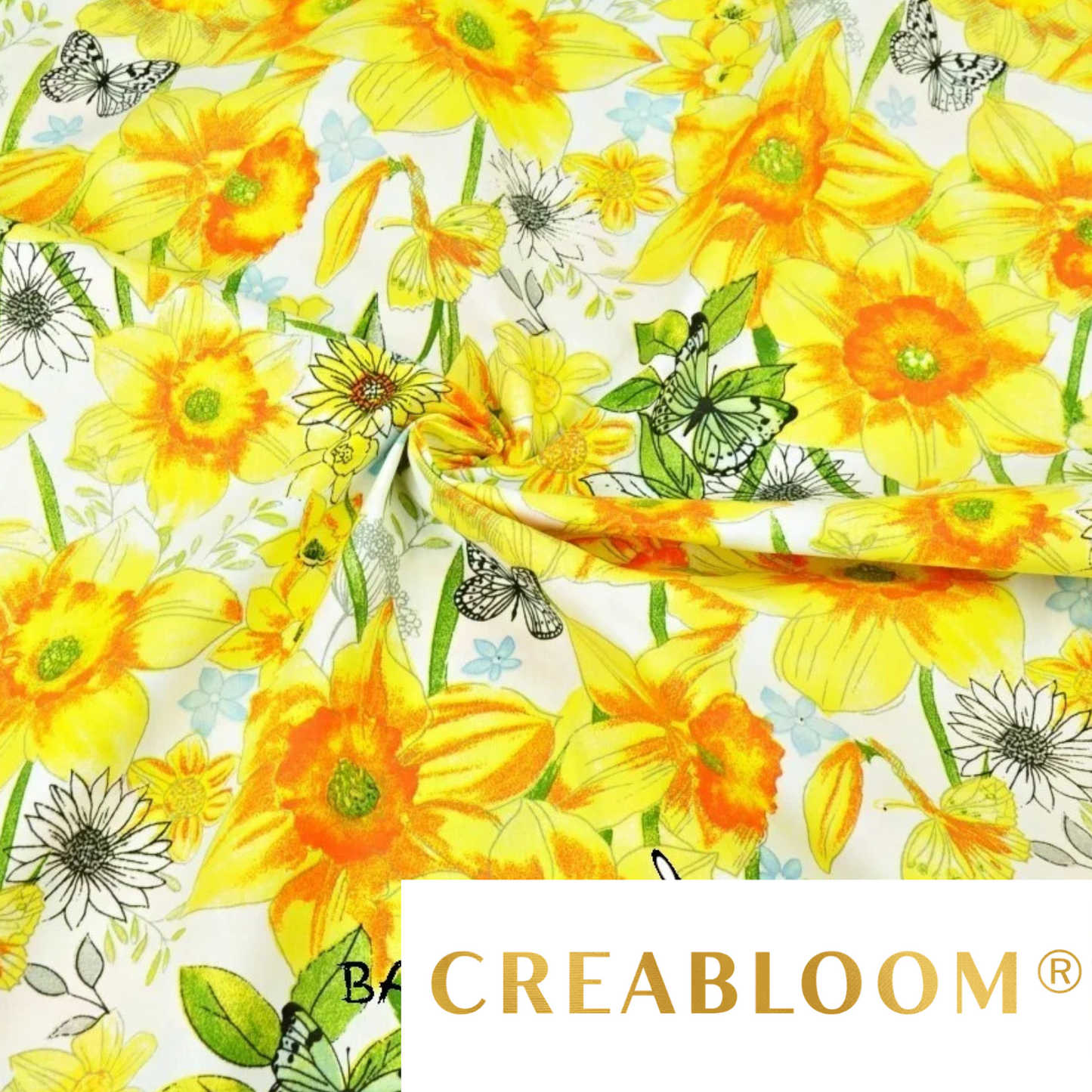 Tissu coton Motif fleurs