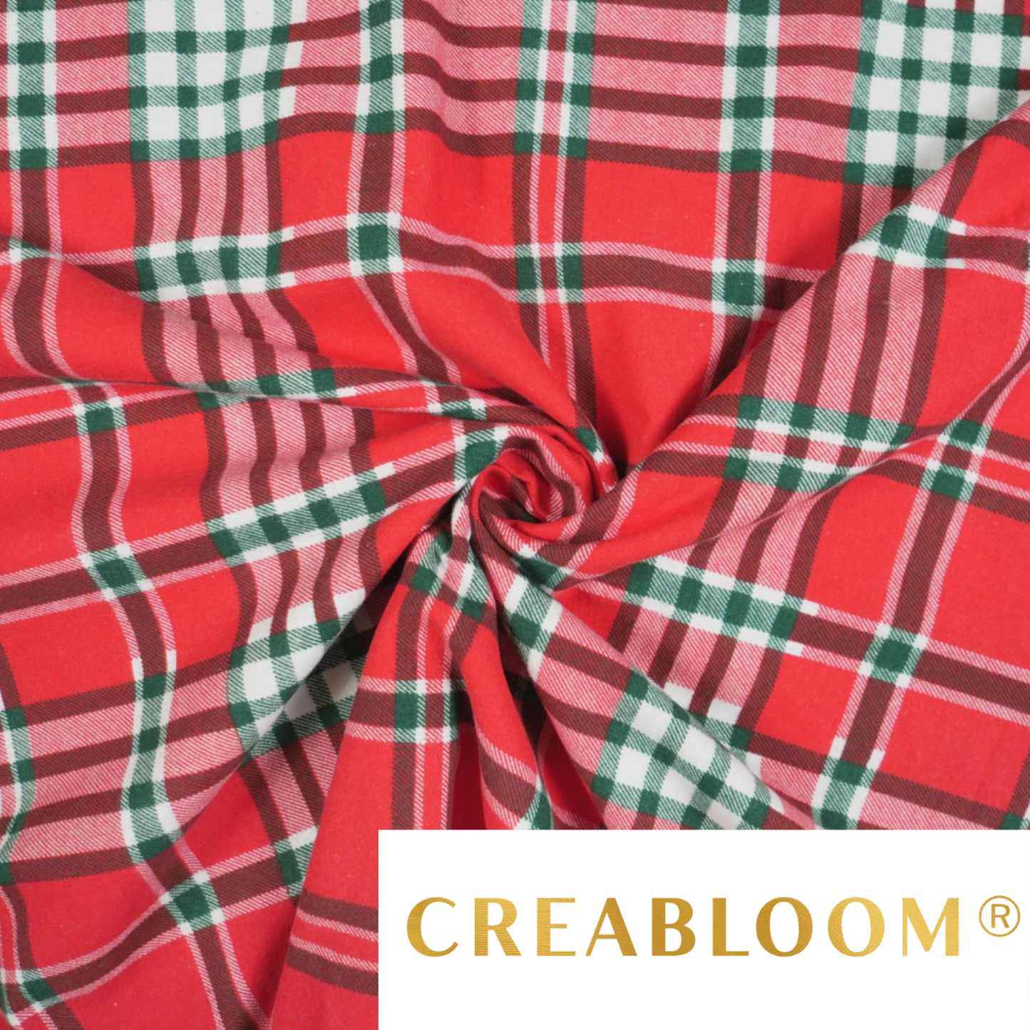 Tissu flanelle imprimé tartan