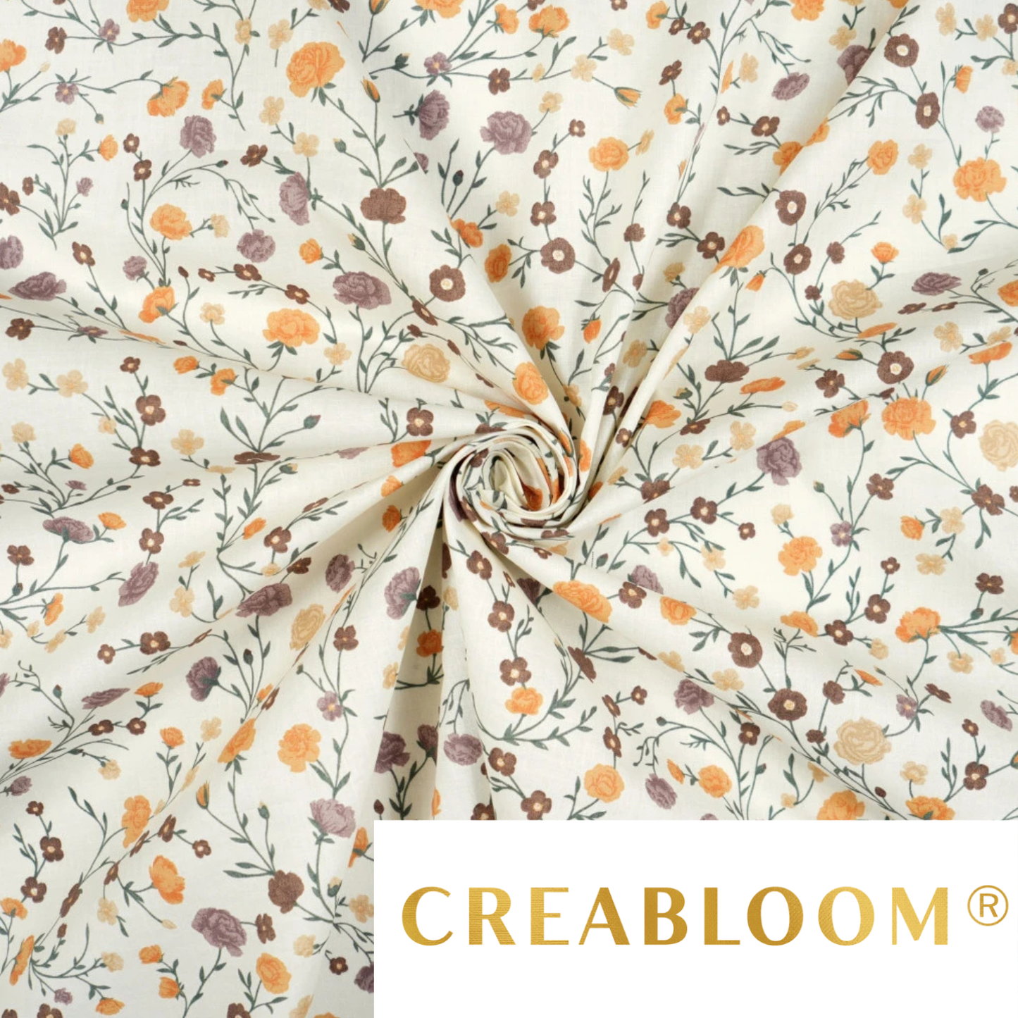 Baumwollstoff Blumenmuster