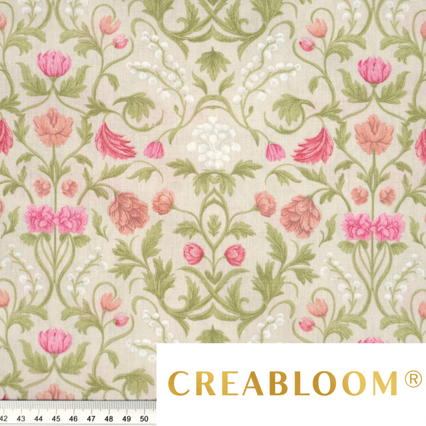 Tissu coton Motif fleurs