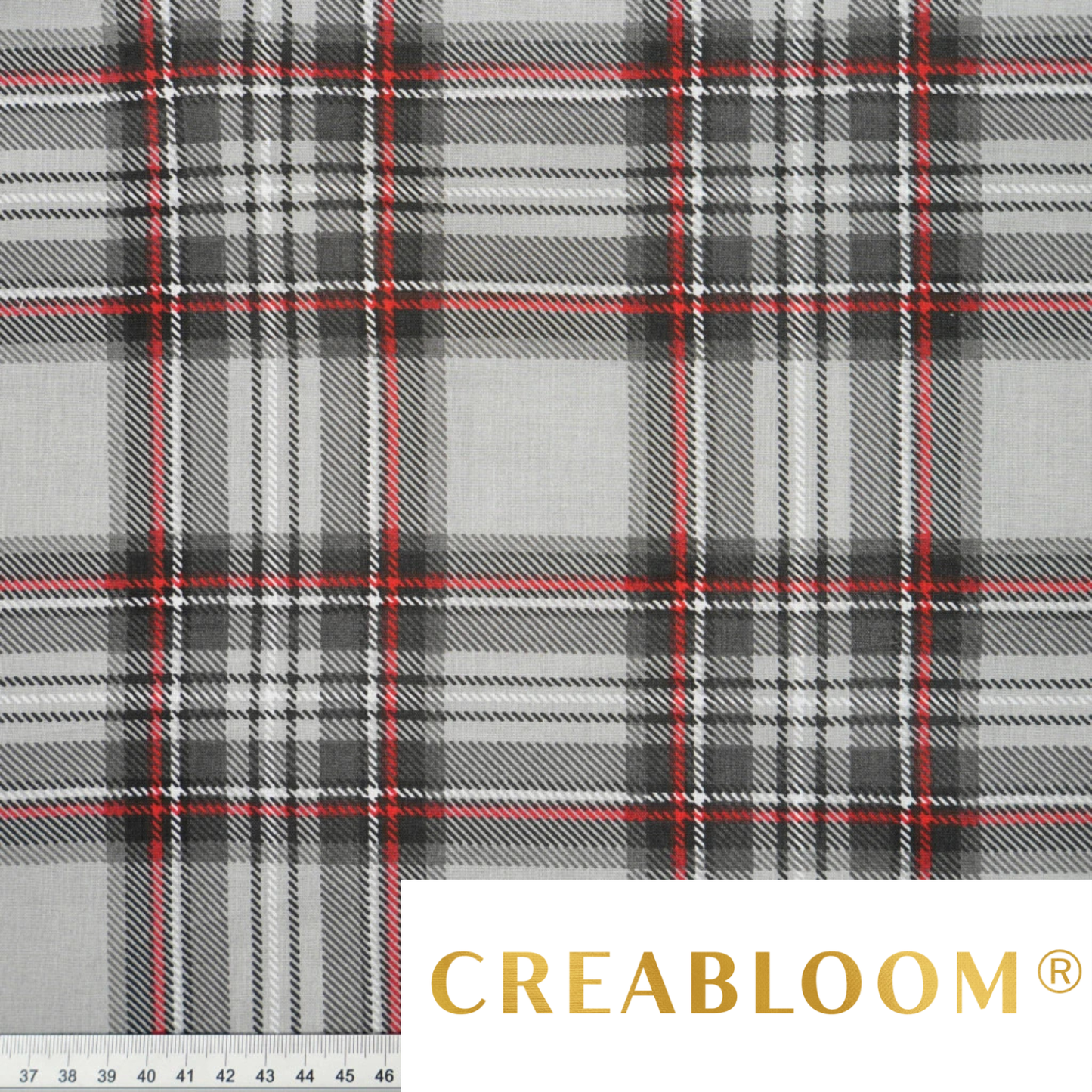 Tissu coton Motif Tartan Noël