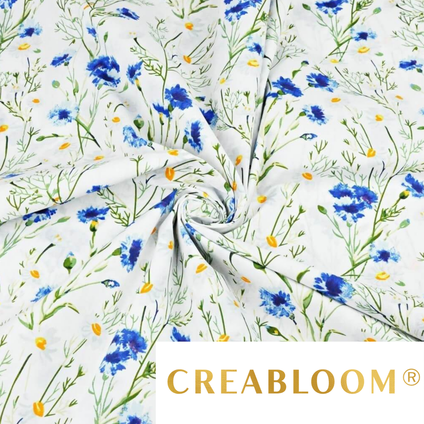 Tissu Coton Imprimé Fleurs