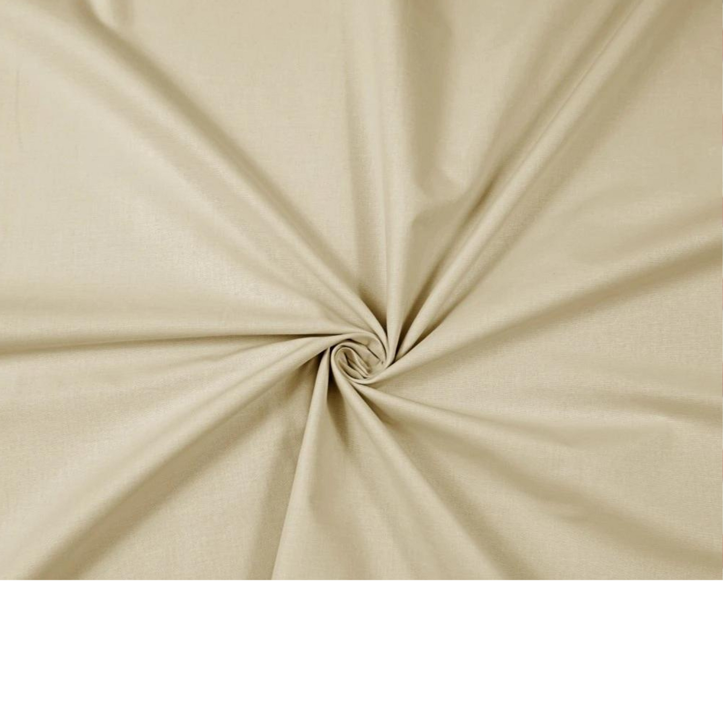 Tissu Coton Uni Beige Clair