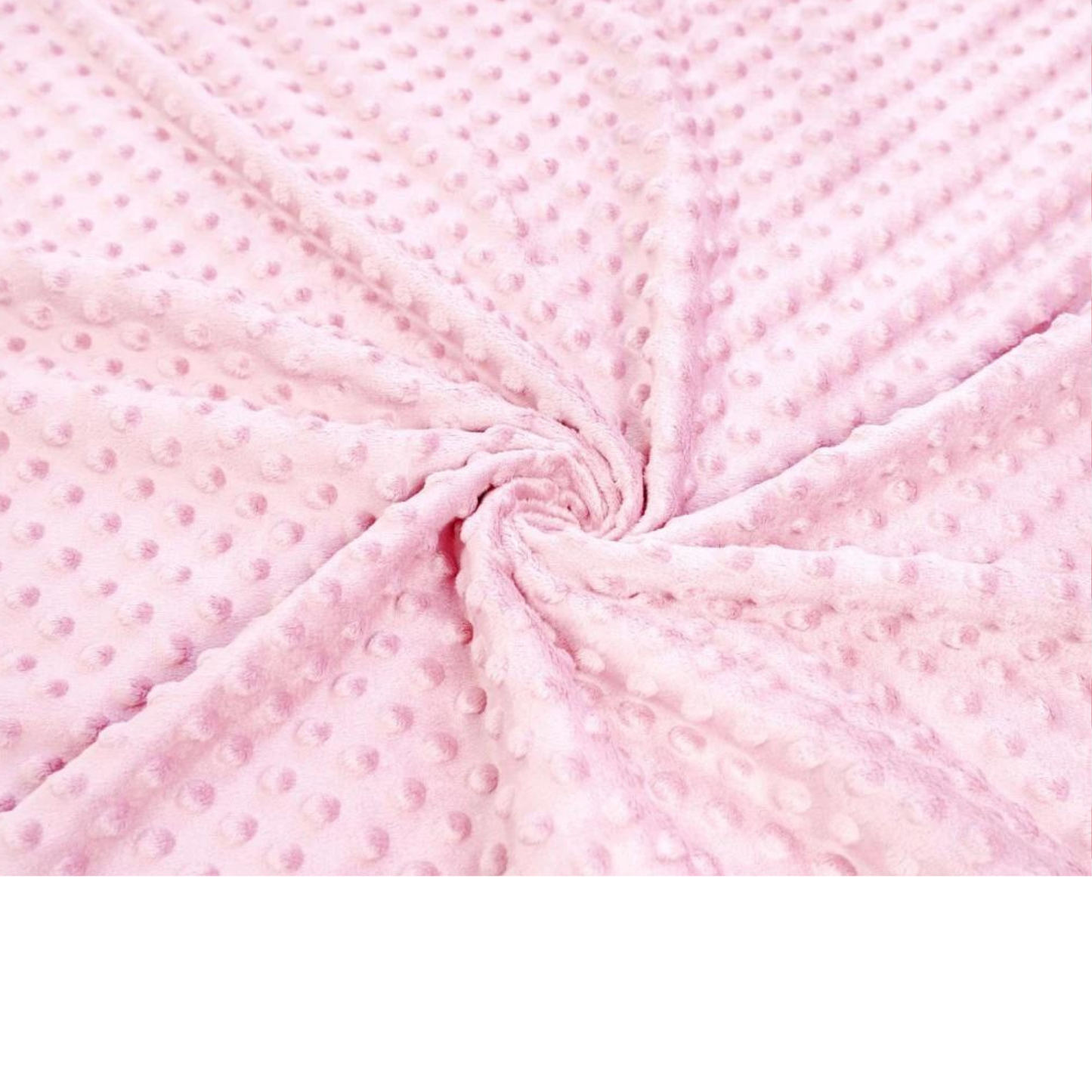 Tissu Minky Rose