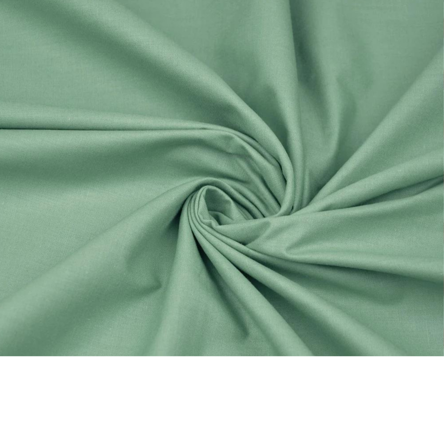 Tissu Coton Uni Sauge