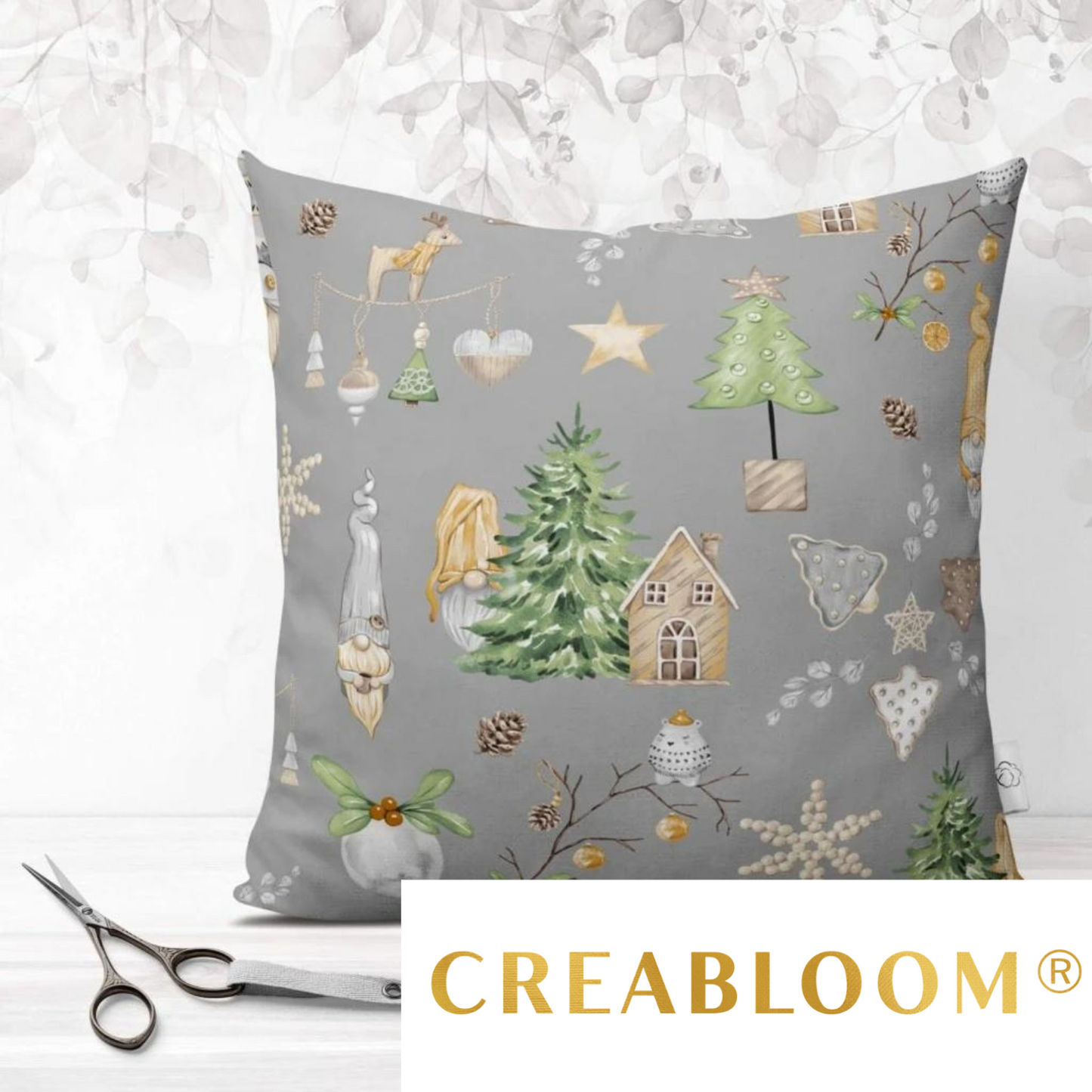 Tissu Coton Motif Noël