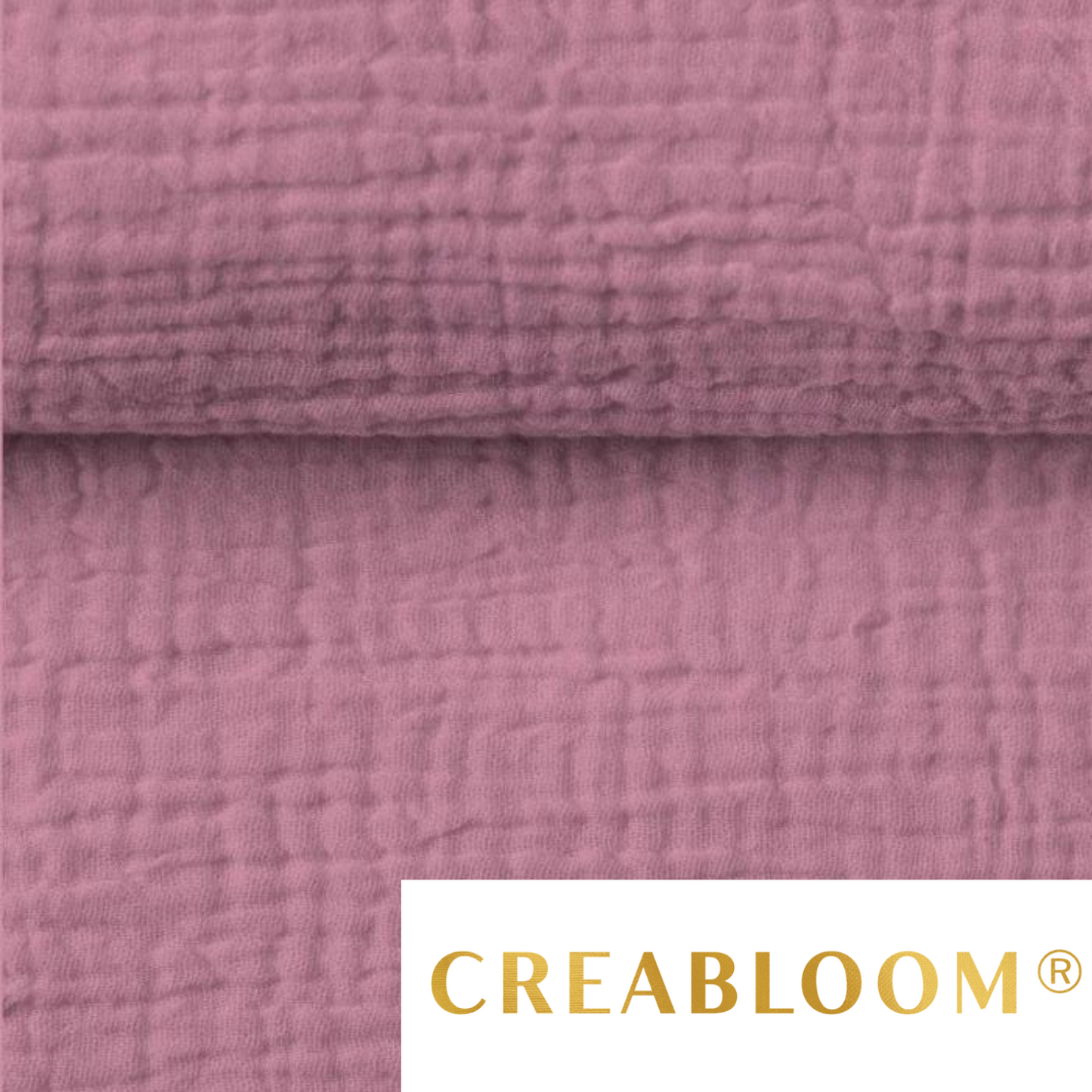 Beigefarbener Doppelgaze-Stoff