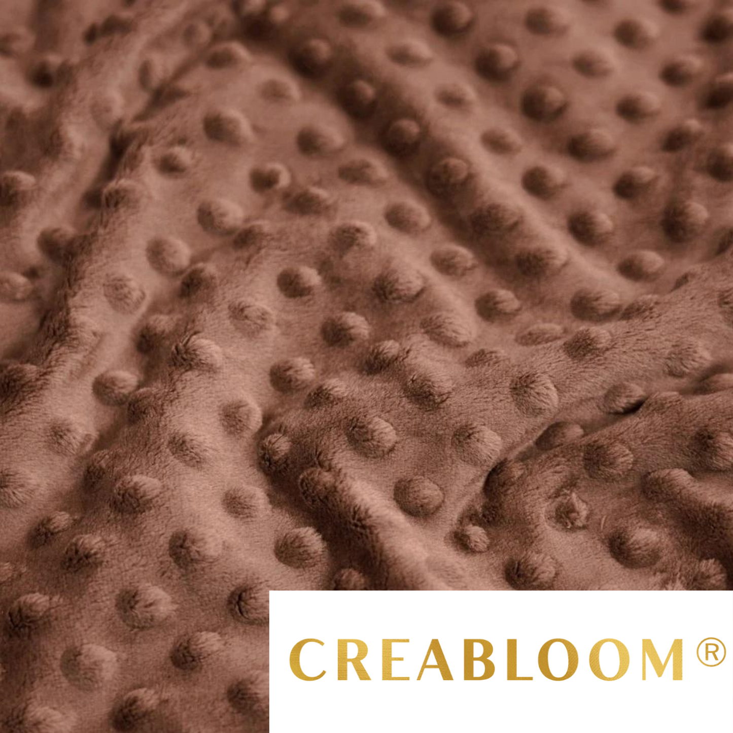 Tissu Minky Café Au Lait