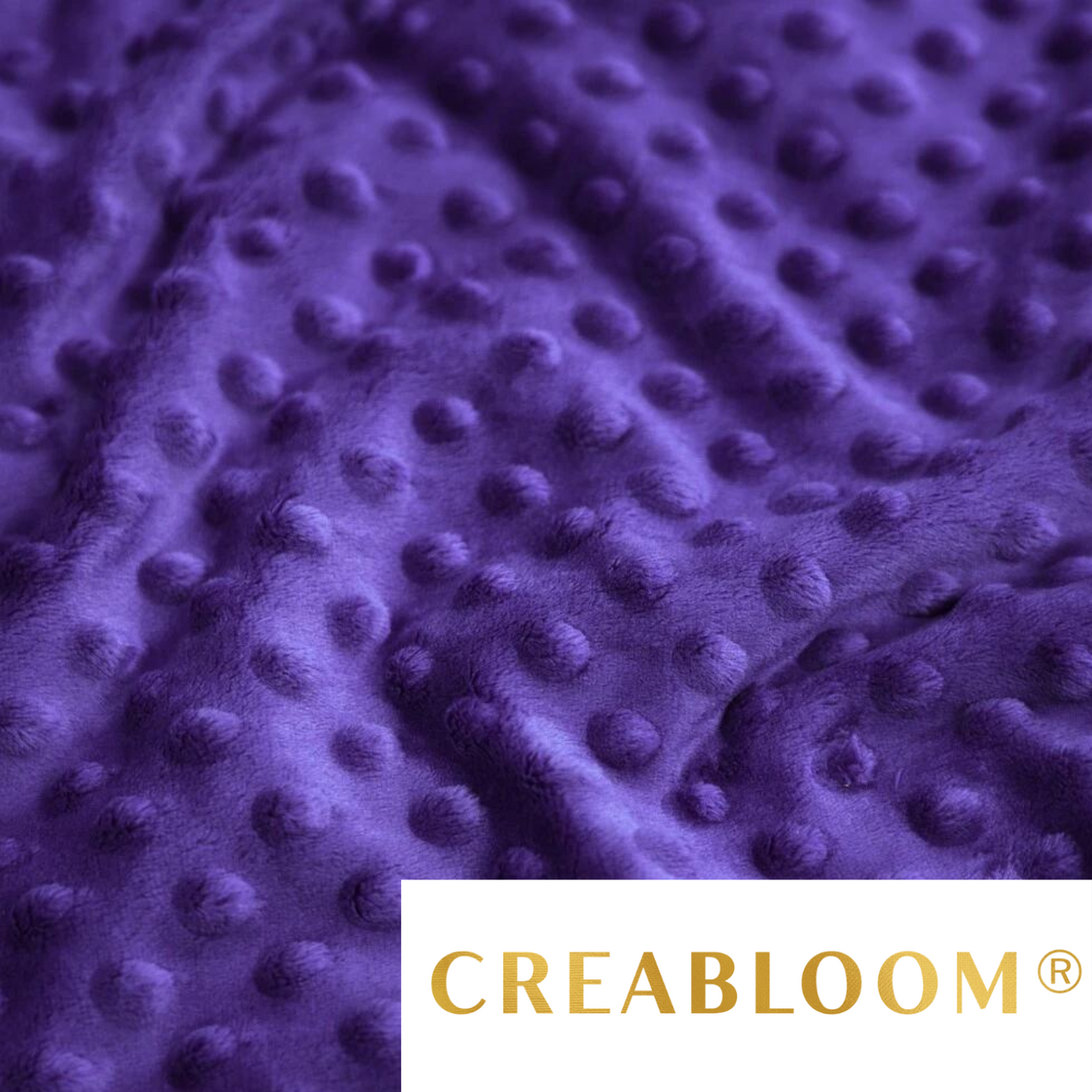 Tissu Minky Violet Passion