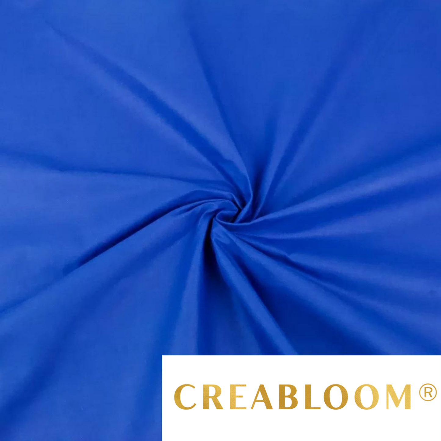 Tissu Coton Uni Bleu