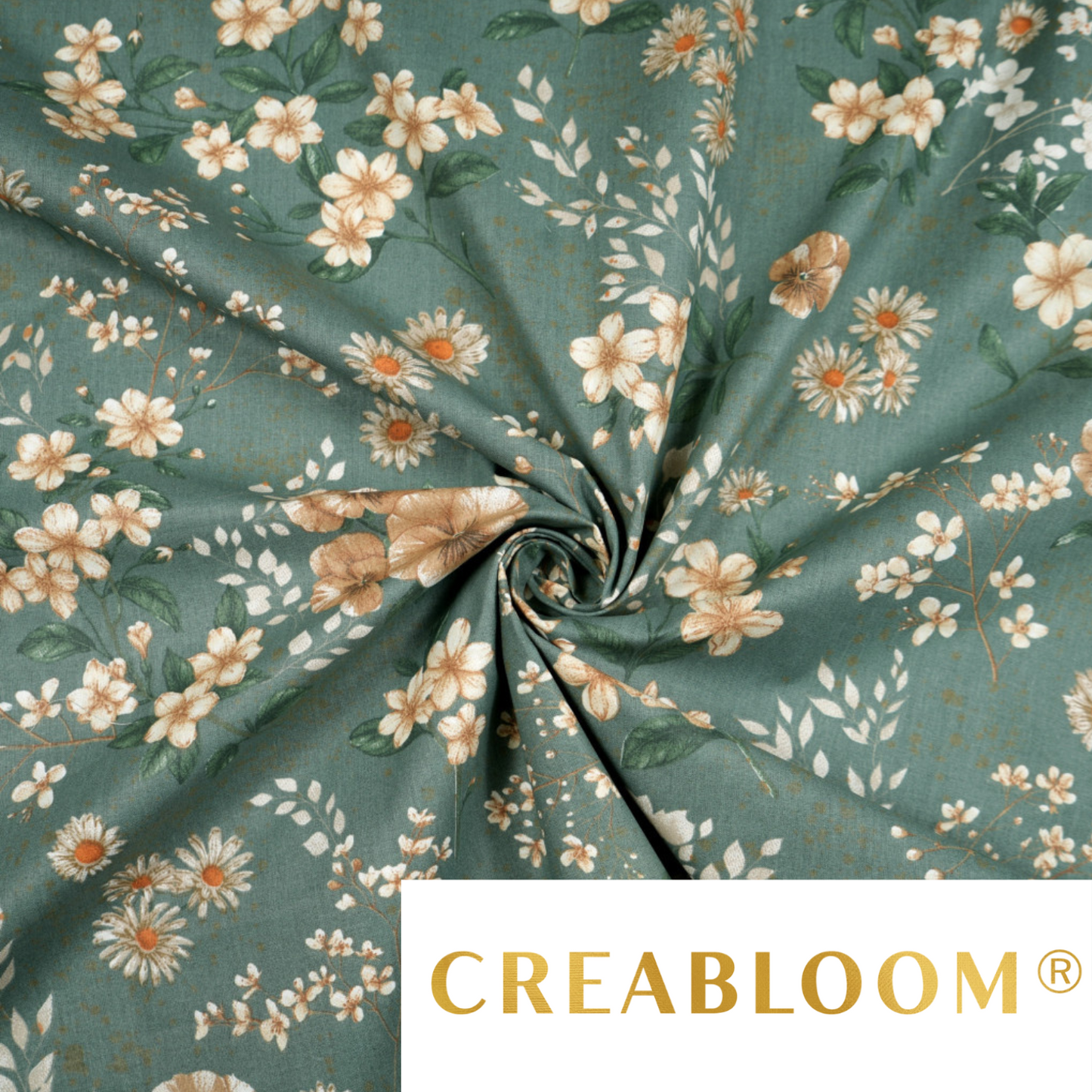 Tissu Coton Imprimé Fleurs
