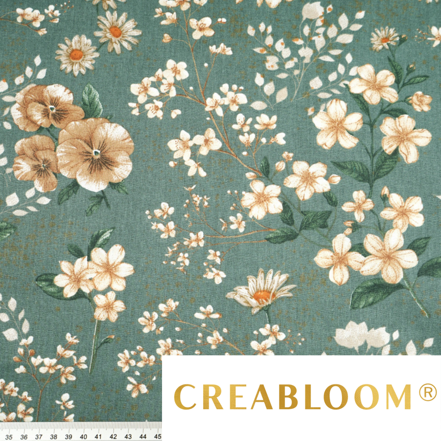 Tissu Coton Imprimé Fleurs